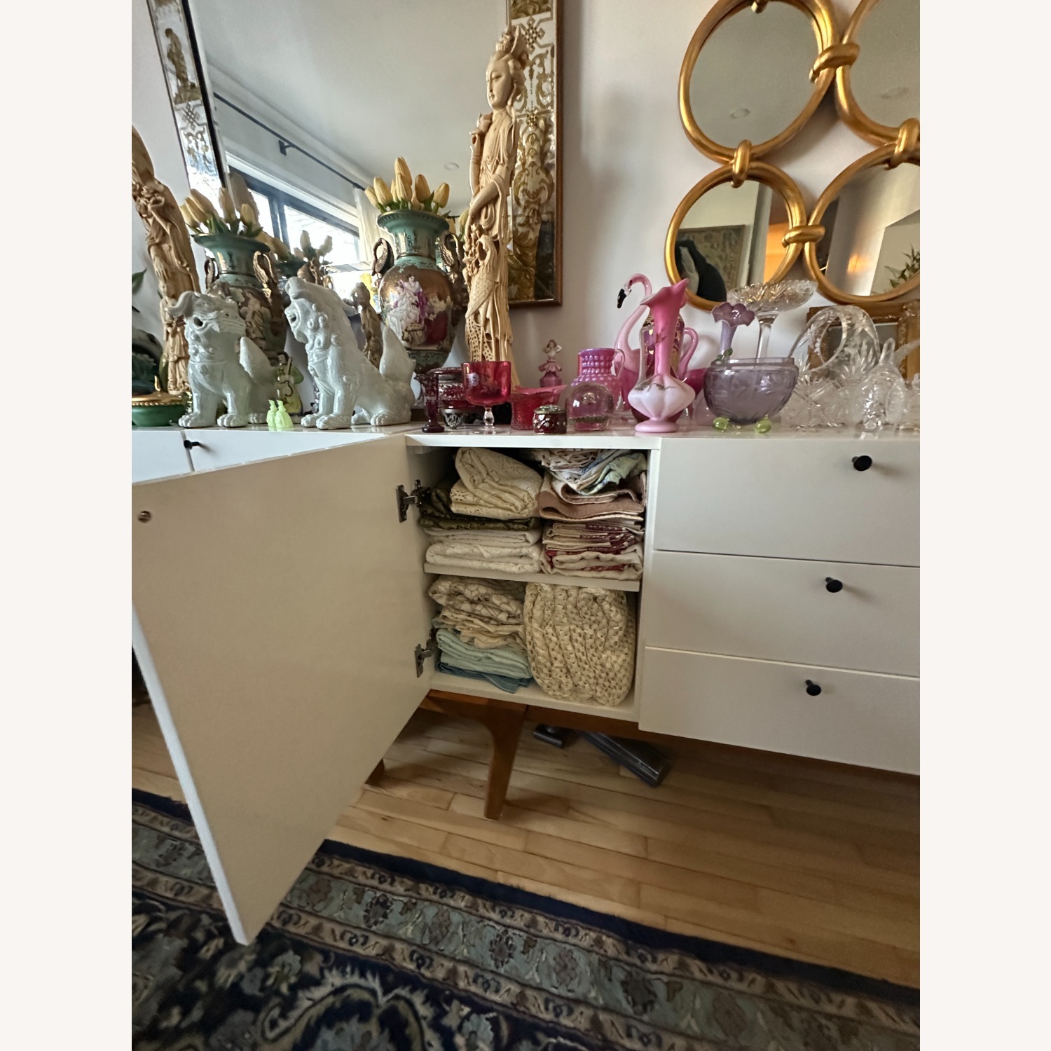 West Elm Modern Media Console 53" White - image-4