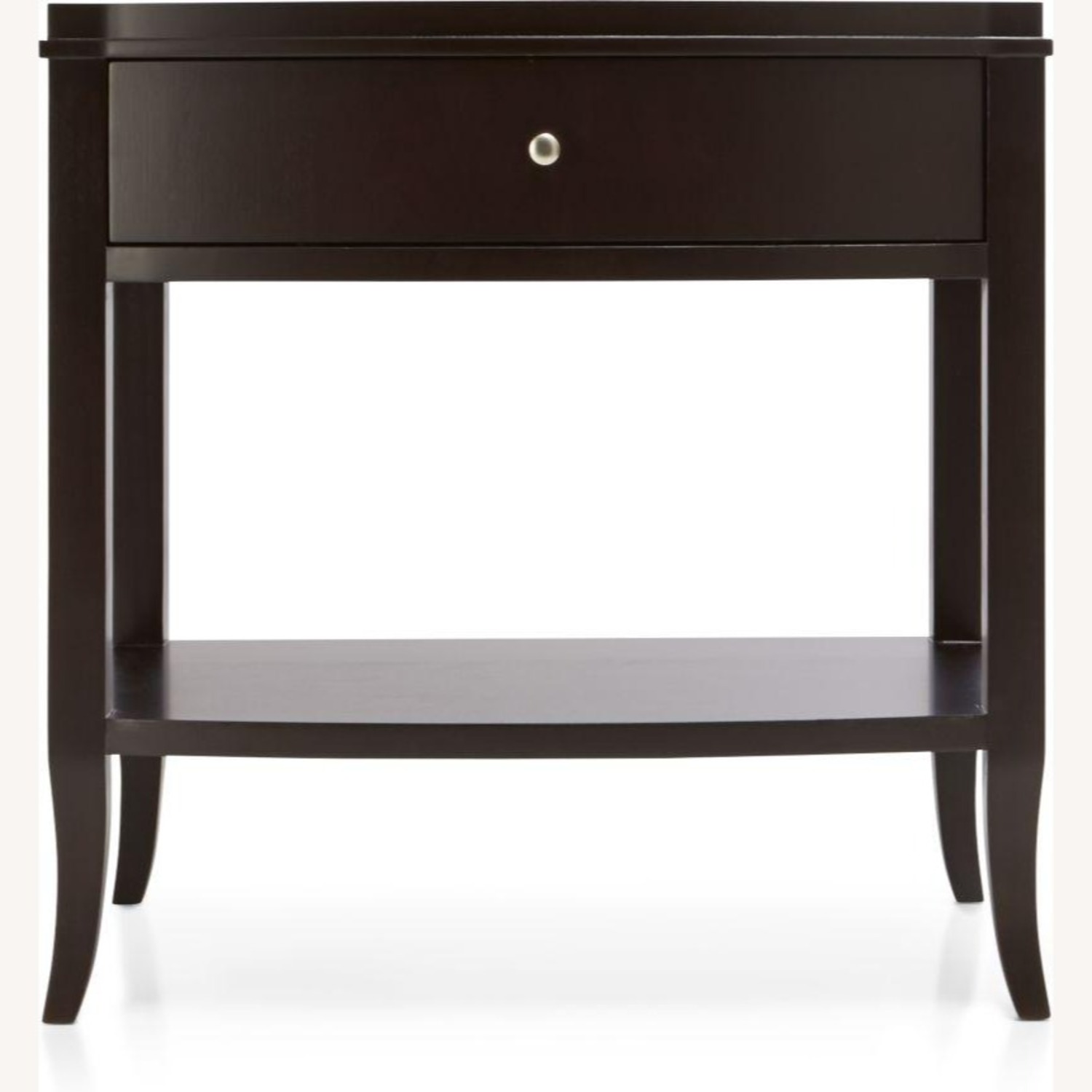 Crate & Barrel Colette Espresso Nightstands (set of 2) - image-0