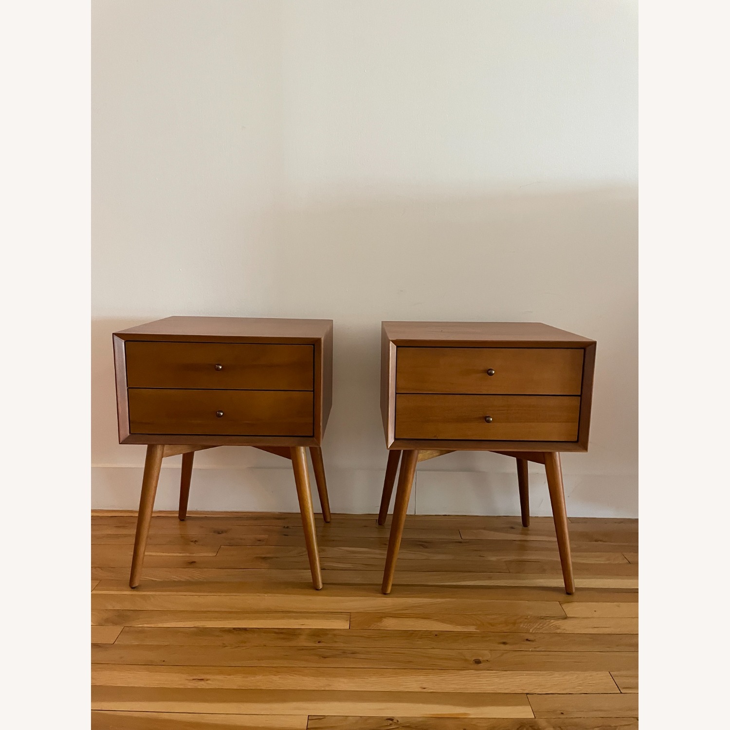 West Elm Mid-Century Closed Nightstands (2) - image-1