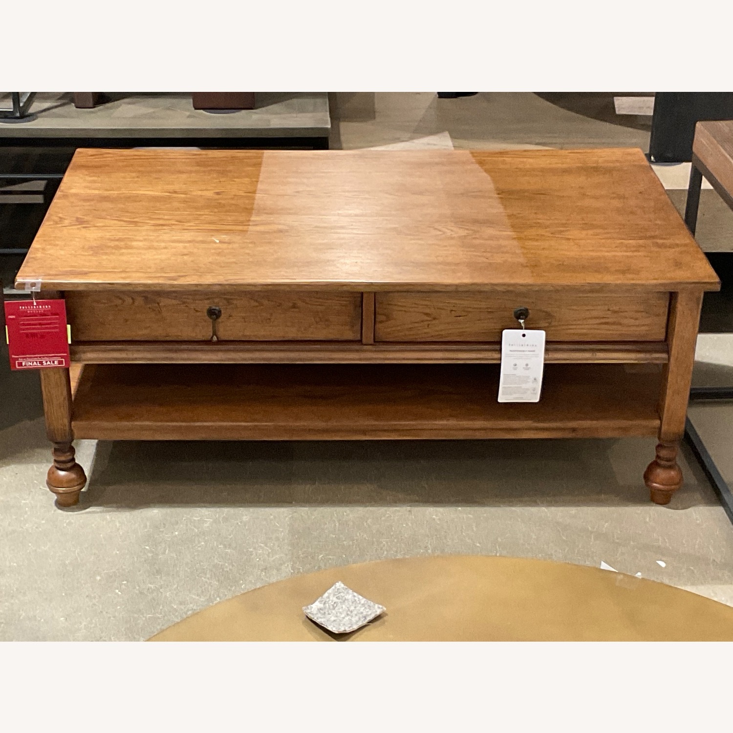 Pottery Barn Summerville Rectangular Coffee Table - image-4