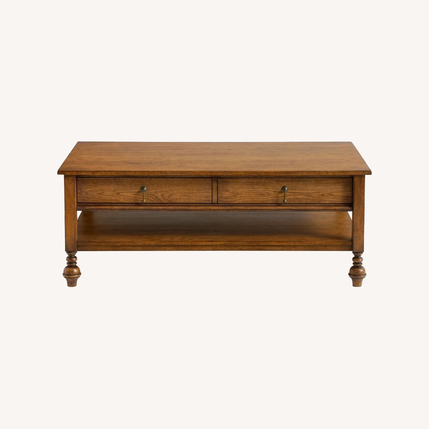 Pottery Barn Summerville Rectangular Coffee Table - image-0