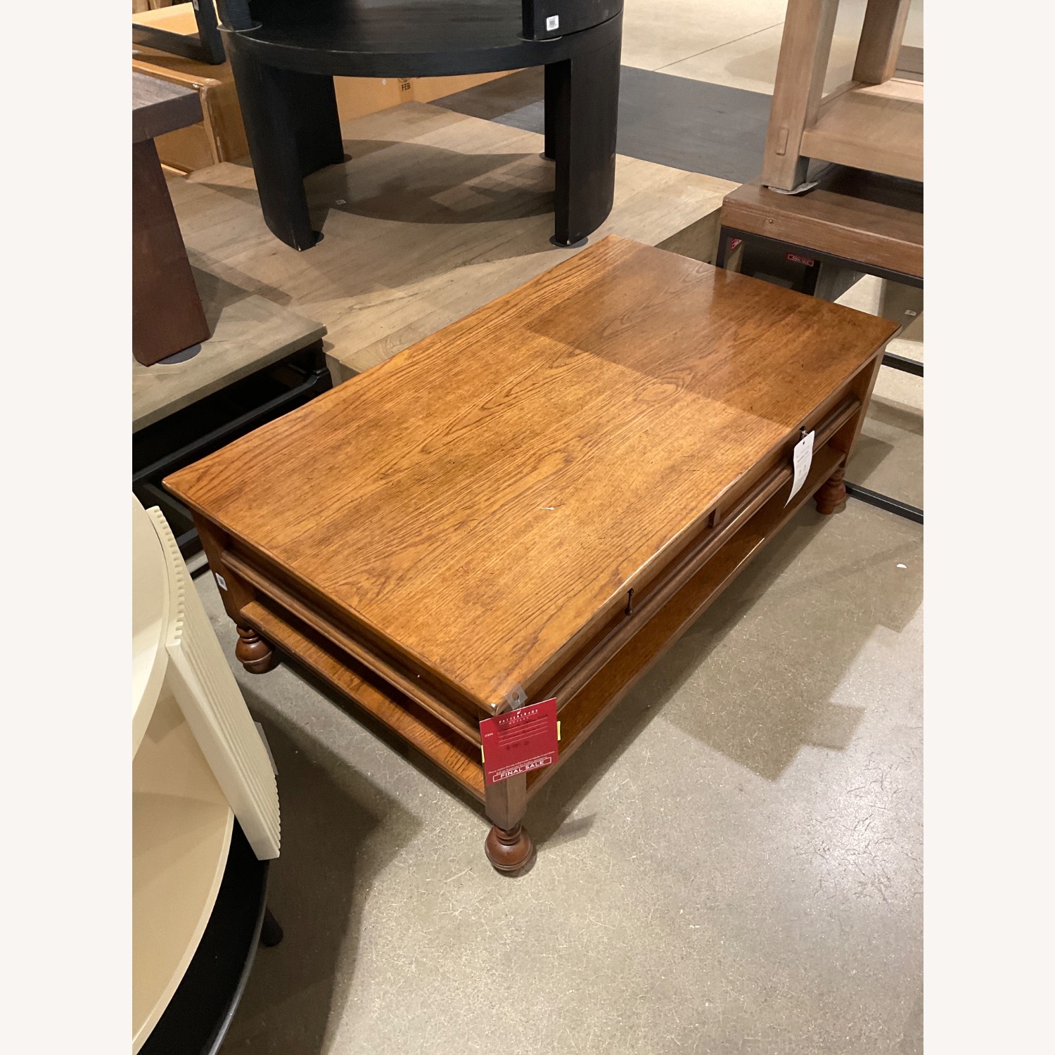 Pottery Barn Summerville Rectangular Coffee Table - image-5