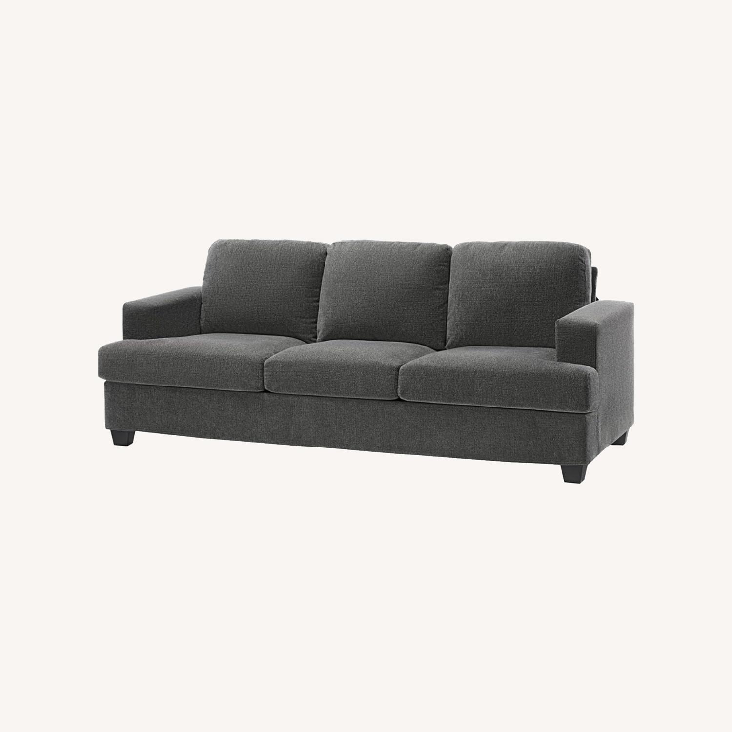 Grey 3 Seater Sofa - image-0