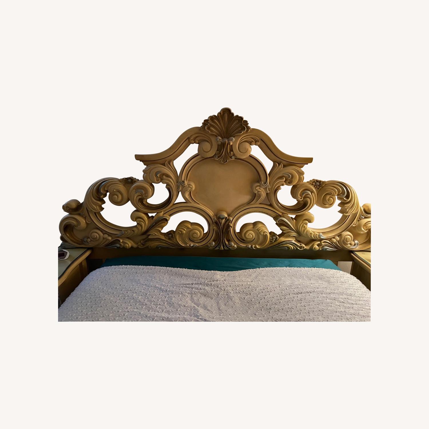 Vintage French Provincial Headboard - image-0