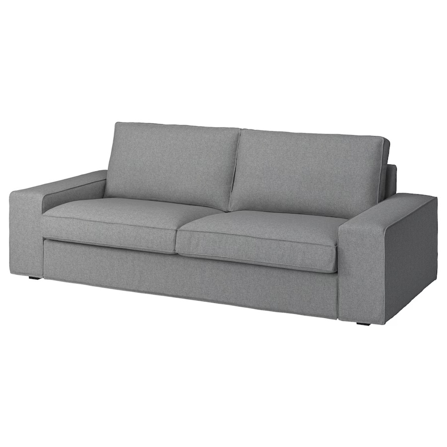 IKEA Grey 3 Seater Kivik Couch - image-5