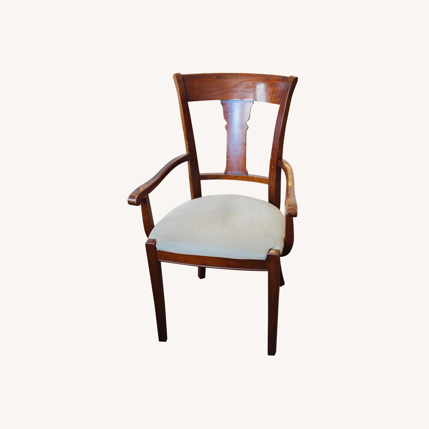 Grange Rochambeau Cherry Wood Dining Armchair - image-0