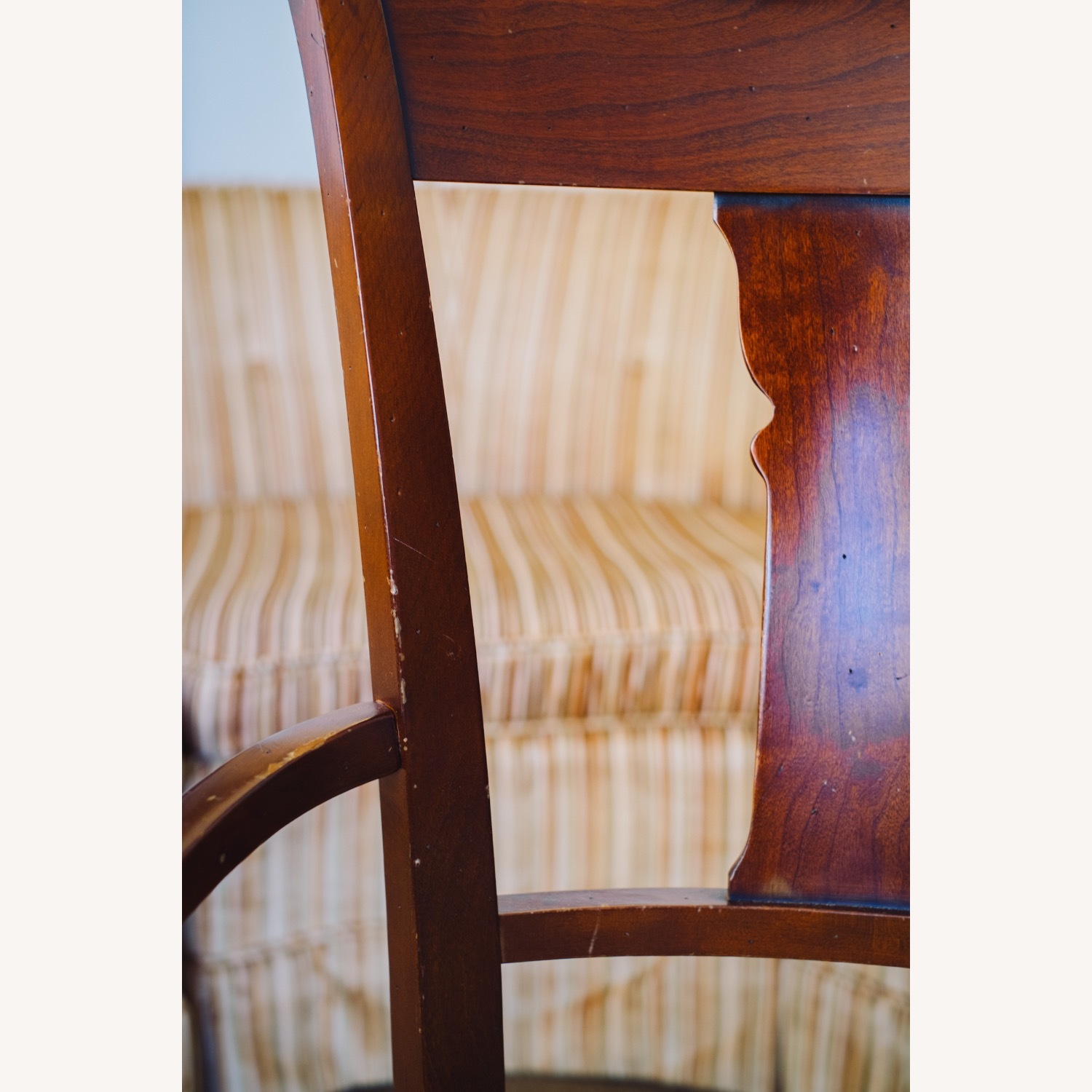 Grange Rochambeau Cherry Wood Dining Armchair - image-11