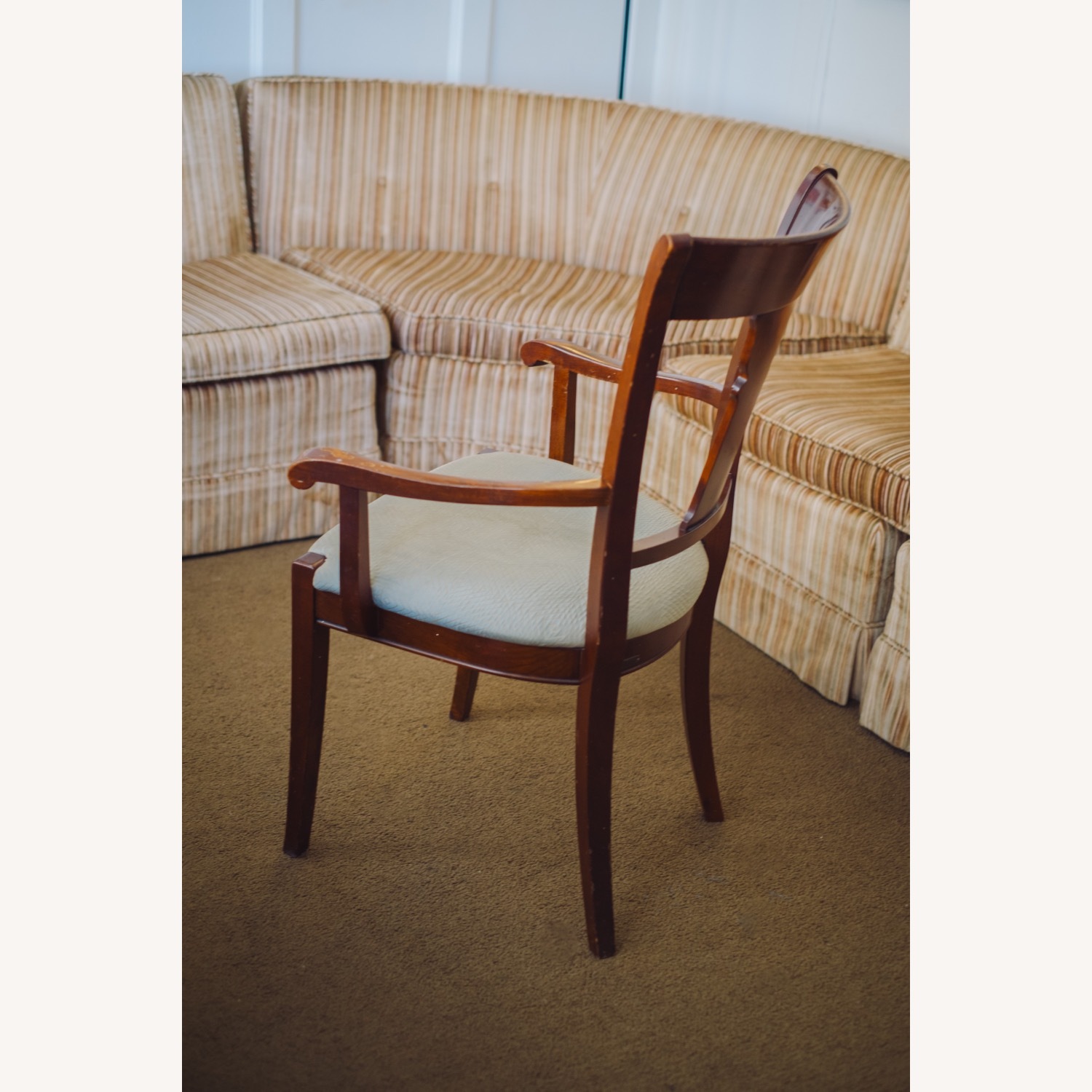 Grange Rochambeau Cherry Wood Dining Armchair - image-3