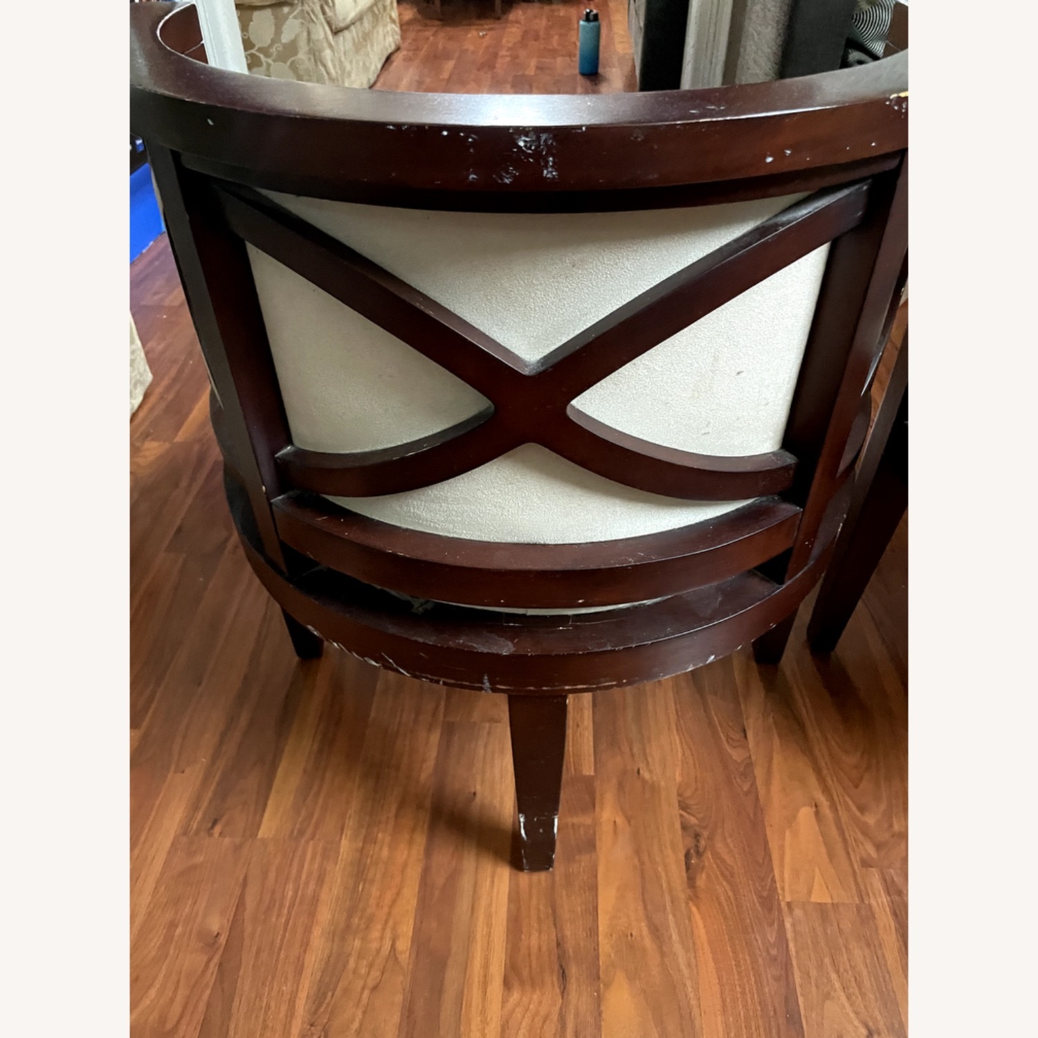 Unique Crescent Set of Two Accent Chairs - image-4