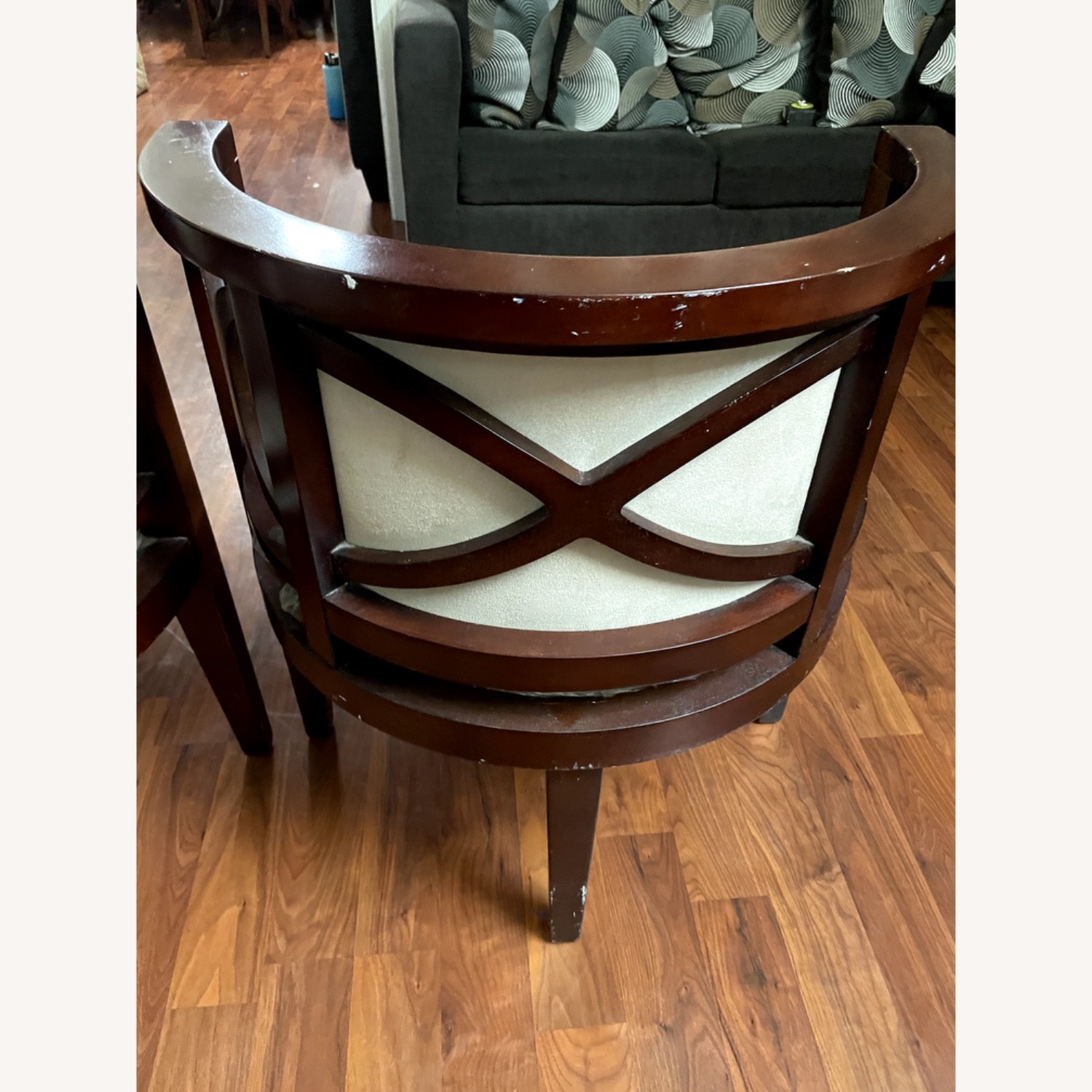 Unique Crescent Set of Two Accent Chairs - image-3