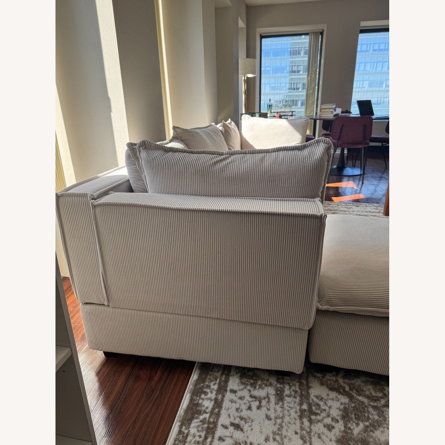 Wayfair Cadal 4 - Piece Corduroy Sectional - image-3