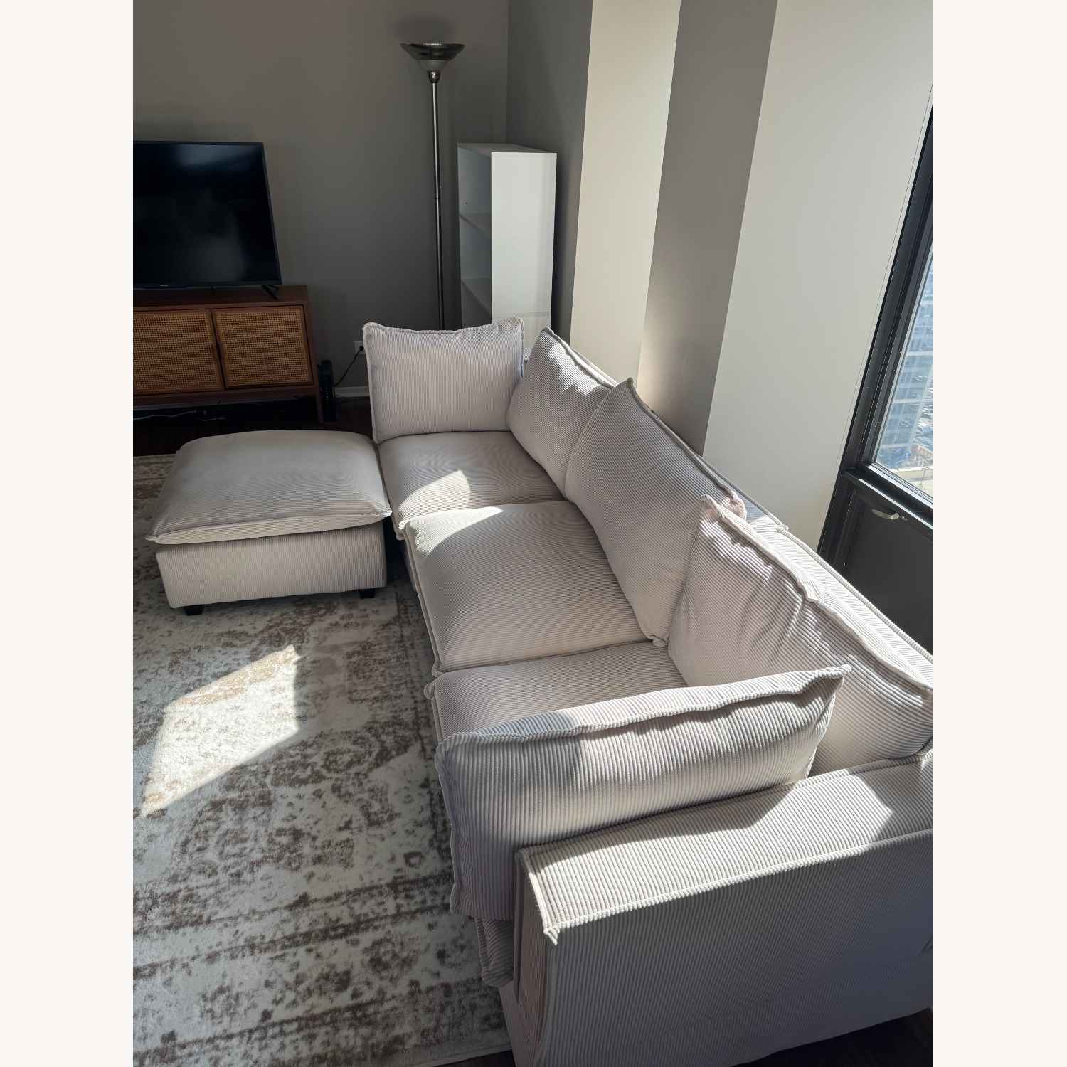 Wayfair Cadal 4 - Piece Corduroy Sectional - image-1