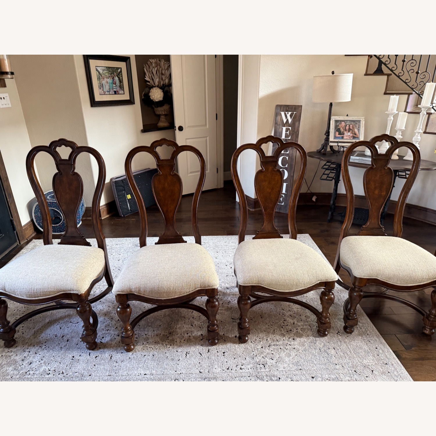 Rare Adjustable 4-8 Person Round Dining Set - image-10