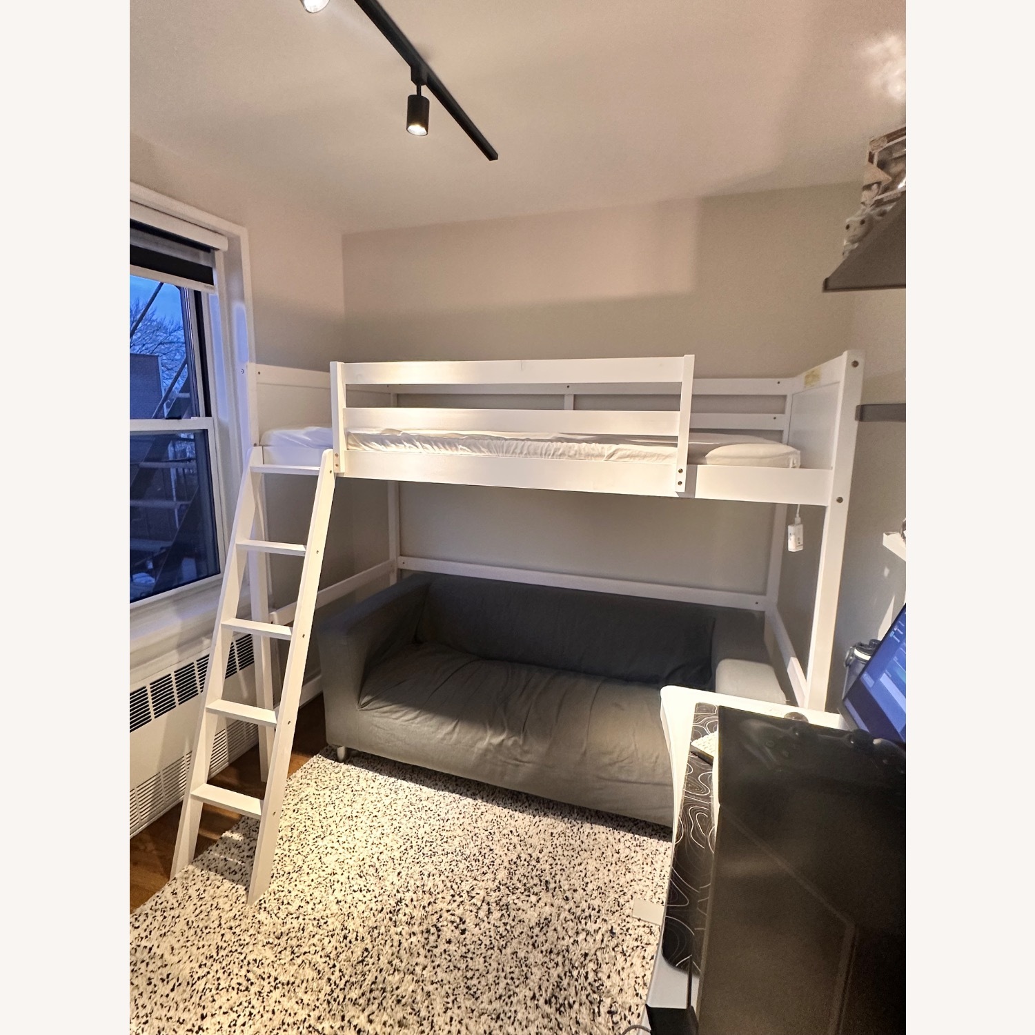 IKEA KLIPPAN Grey Loveseat  - image-1