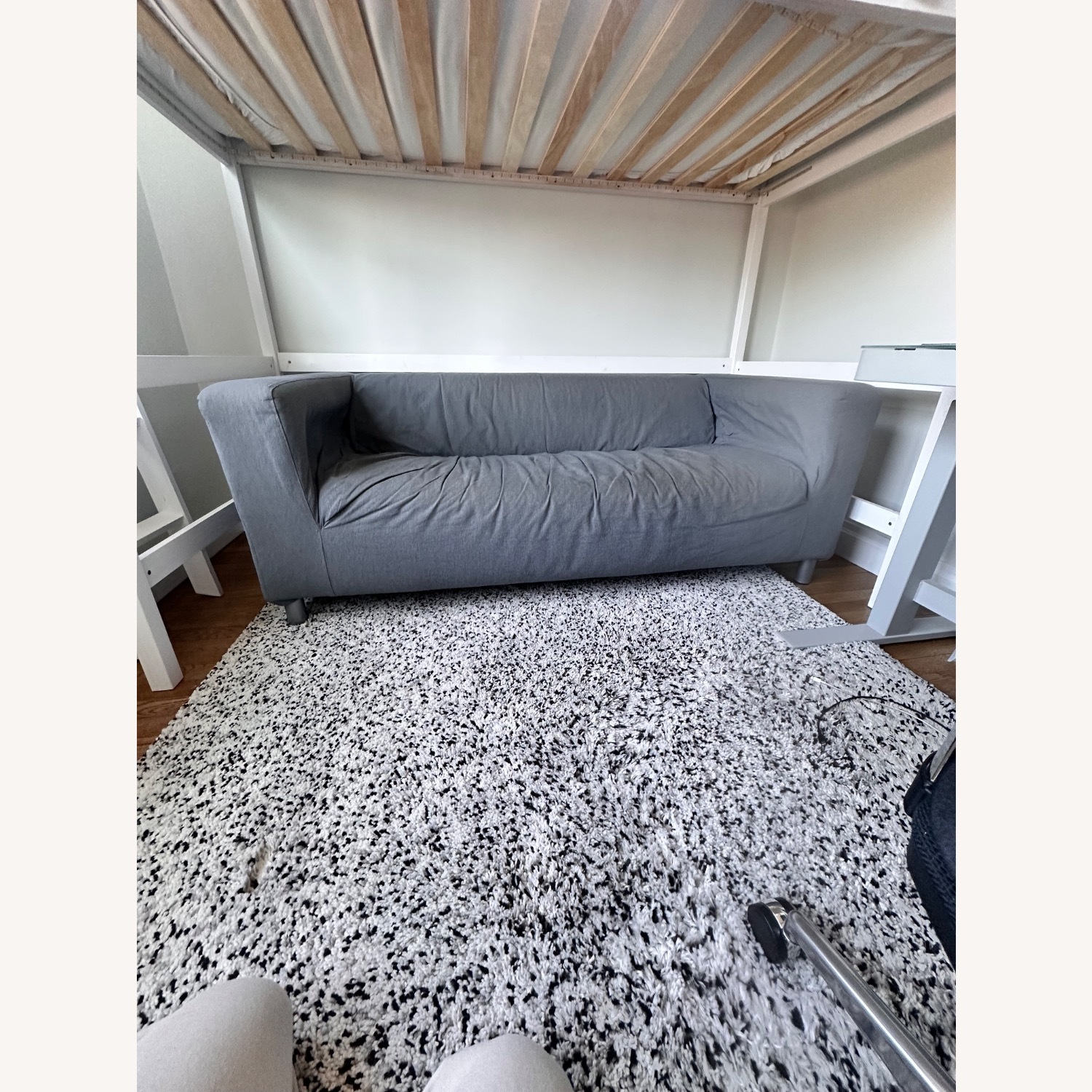 IKEA KLIPPAN Grey Loveseat  - image-5