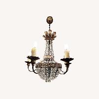 Niermann Weeks - Iron & Crystal Chandelier