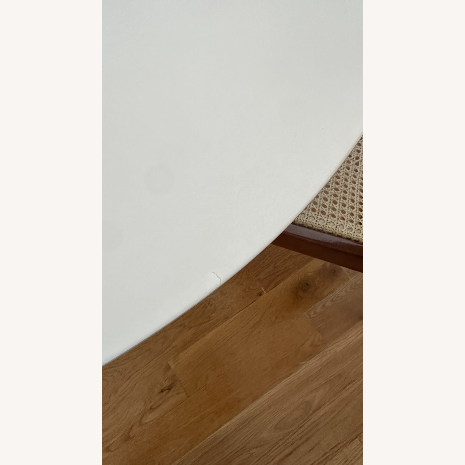 CB2 Lola 45" Round Ivory Concrete Dining Table - image-4