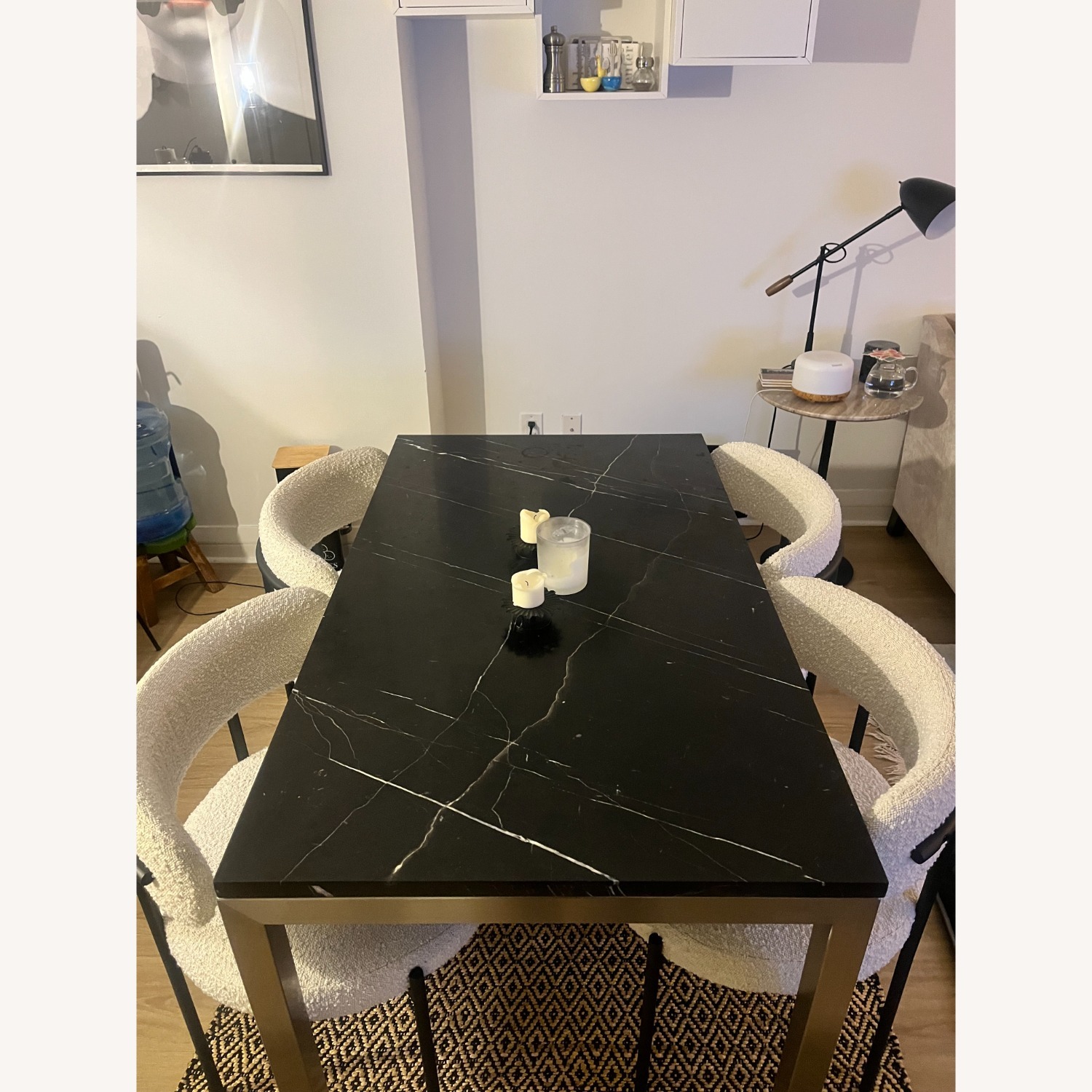 Wayfair Sherwood Cream Boucle Side Dining Chairs - image-4