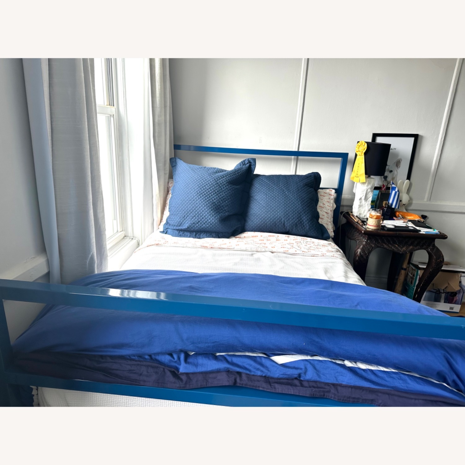 Serena & Lily Full Size Metal Bed with Storage - image-1