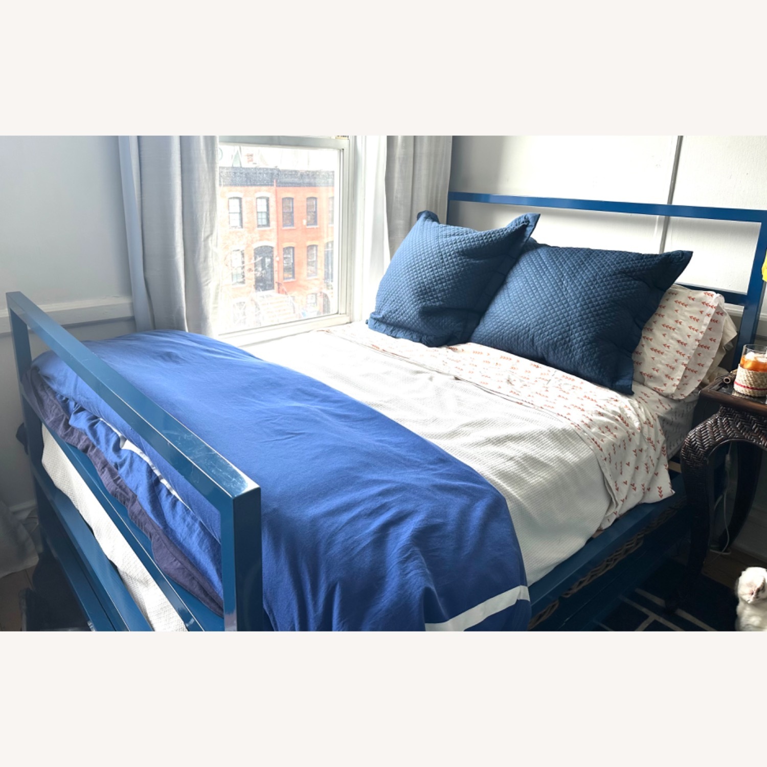 Serena & Lily Full Size Metal Bed with Storage - image-3