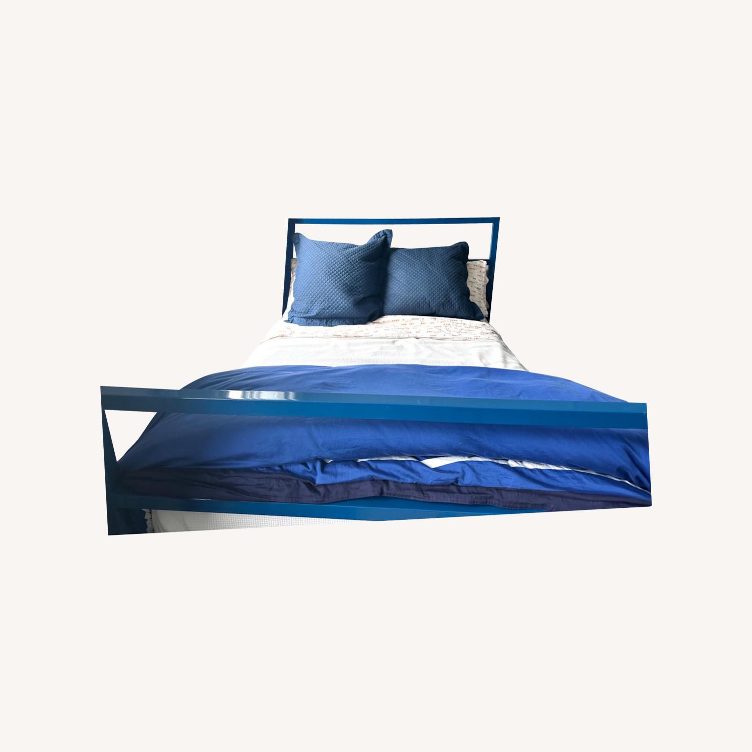 Serena & Lily Full Size Metal Bed with Storage - image-0