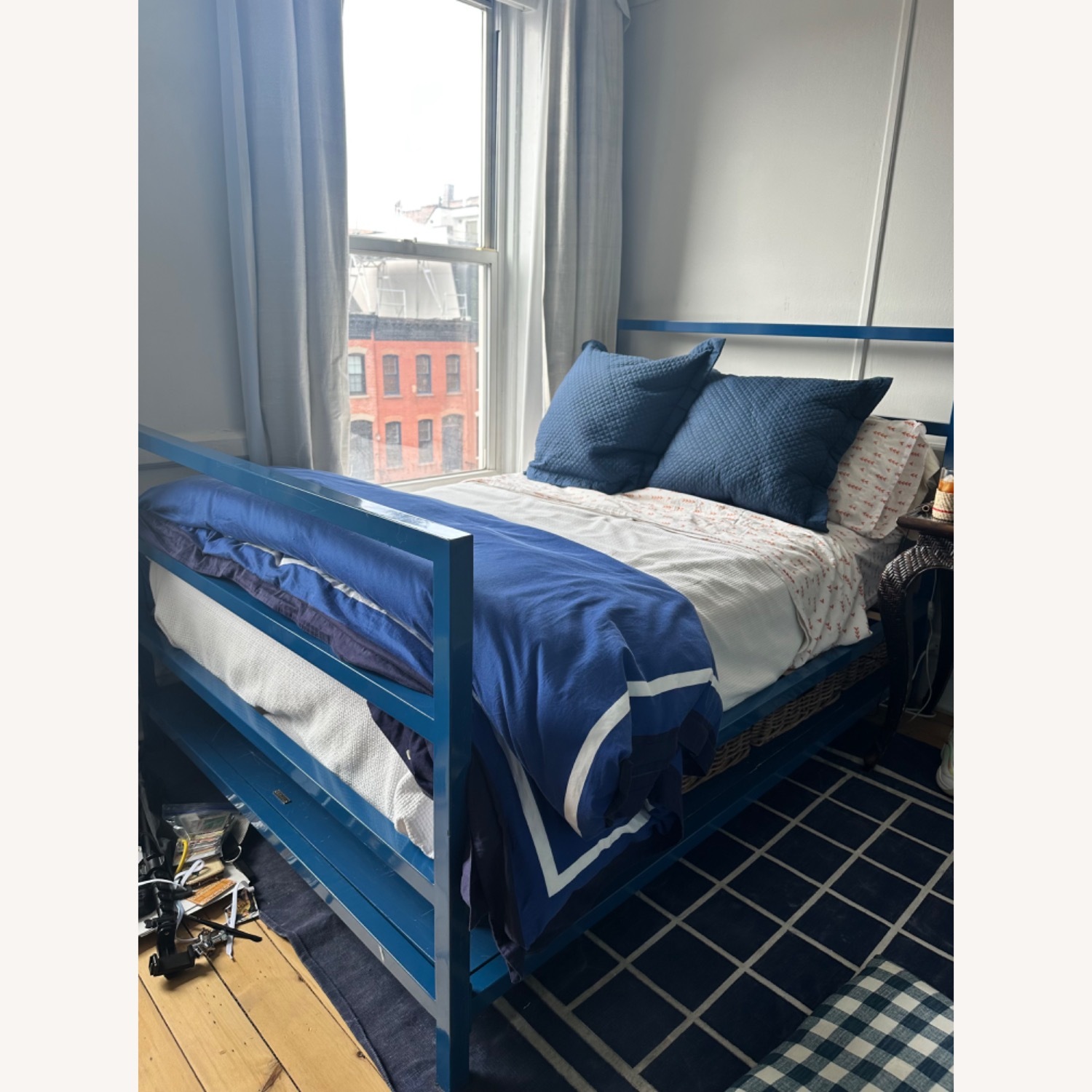 Serena & Lily Full Size Metal Bed with Storage - image-2