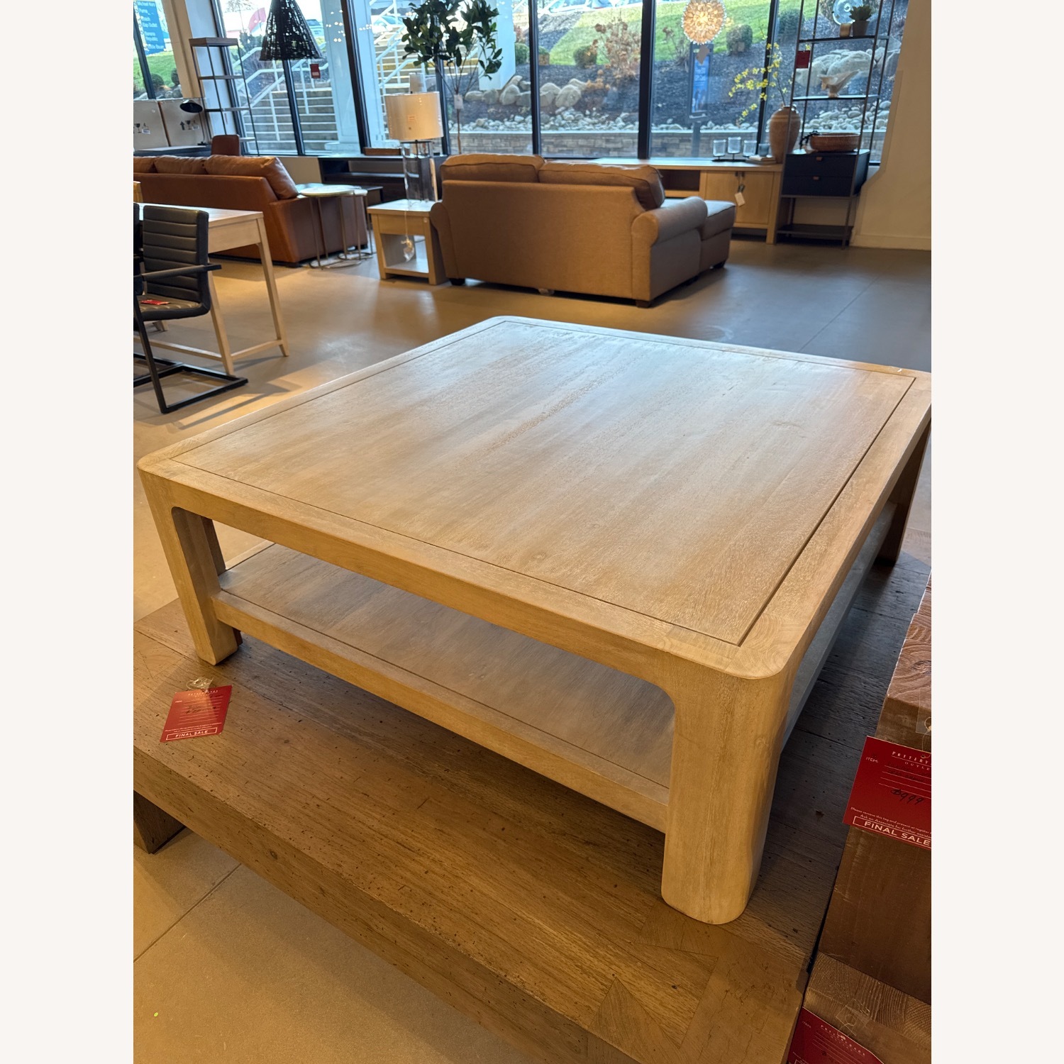 Pottery Barn Aptos Square Coffee Table (44") - image-9