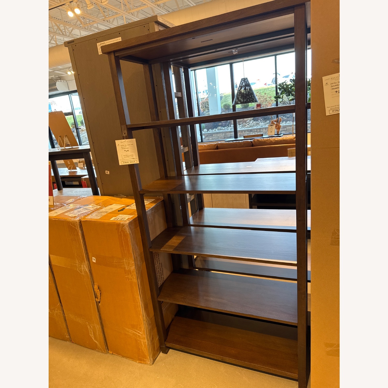 Pottery Barn Mateo Wide Etagere Bookcase (36") - image-6