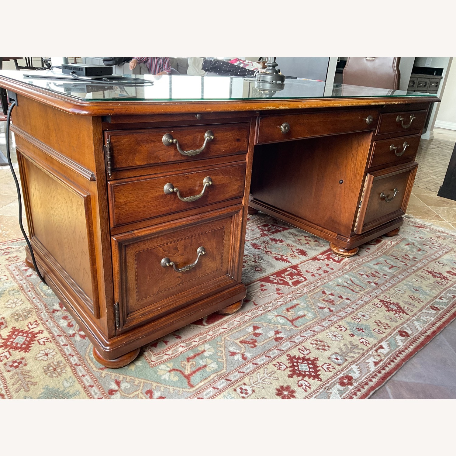 Executive Double Pedestal Desk - image-2