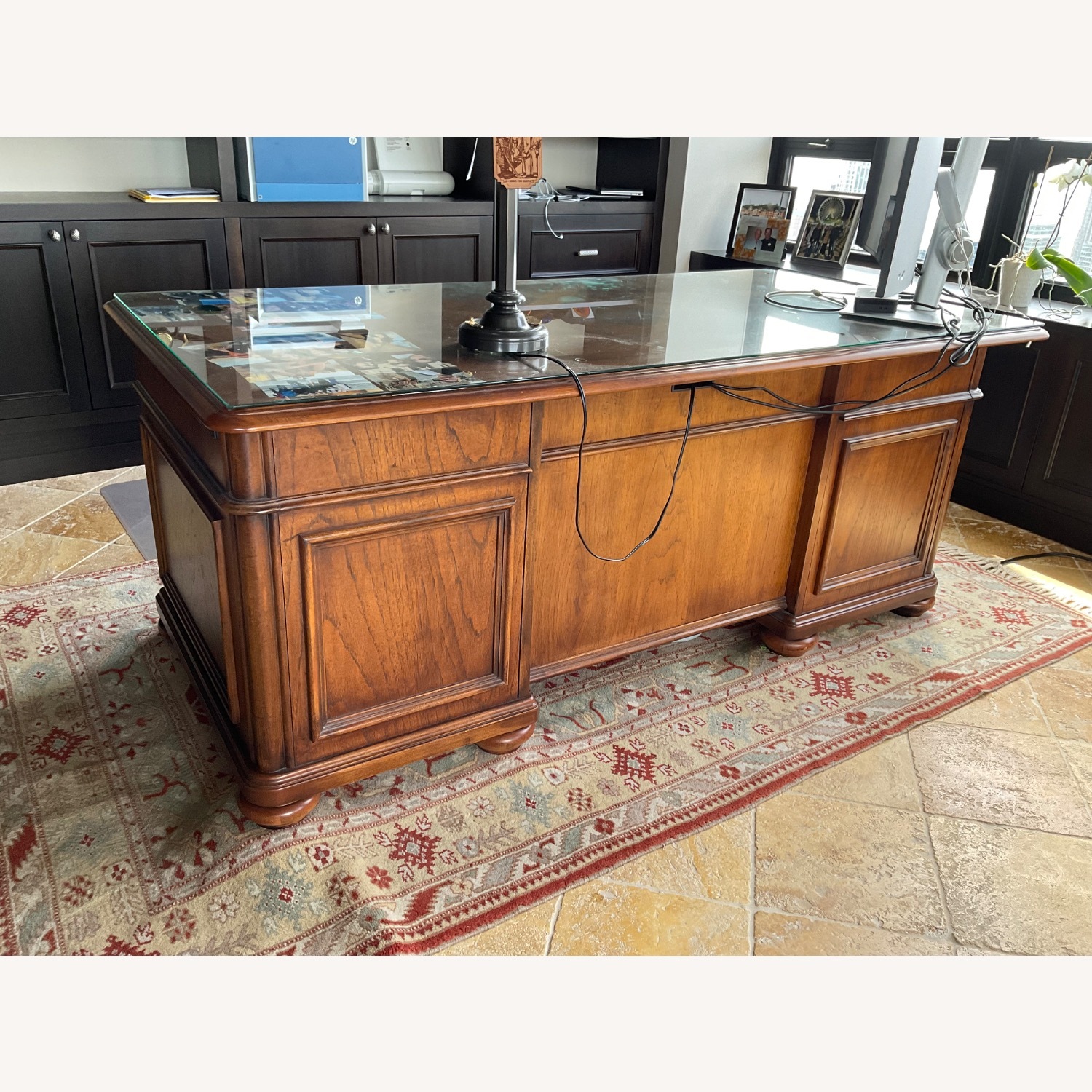 Executive Double Pedestal Desk - image-0