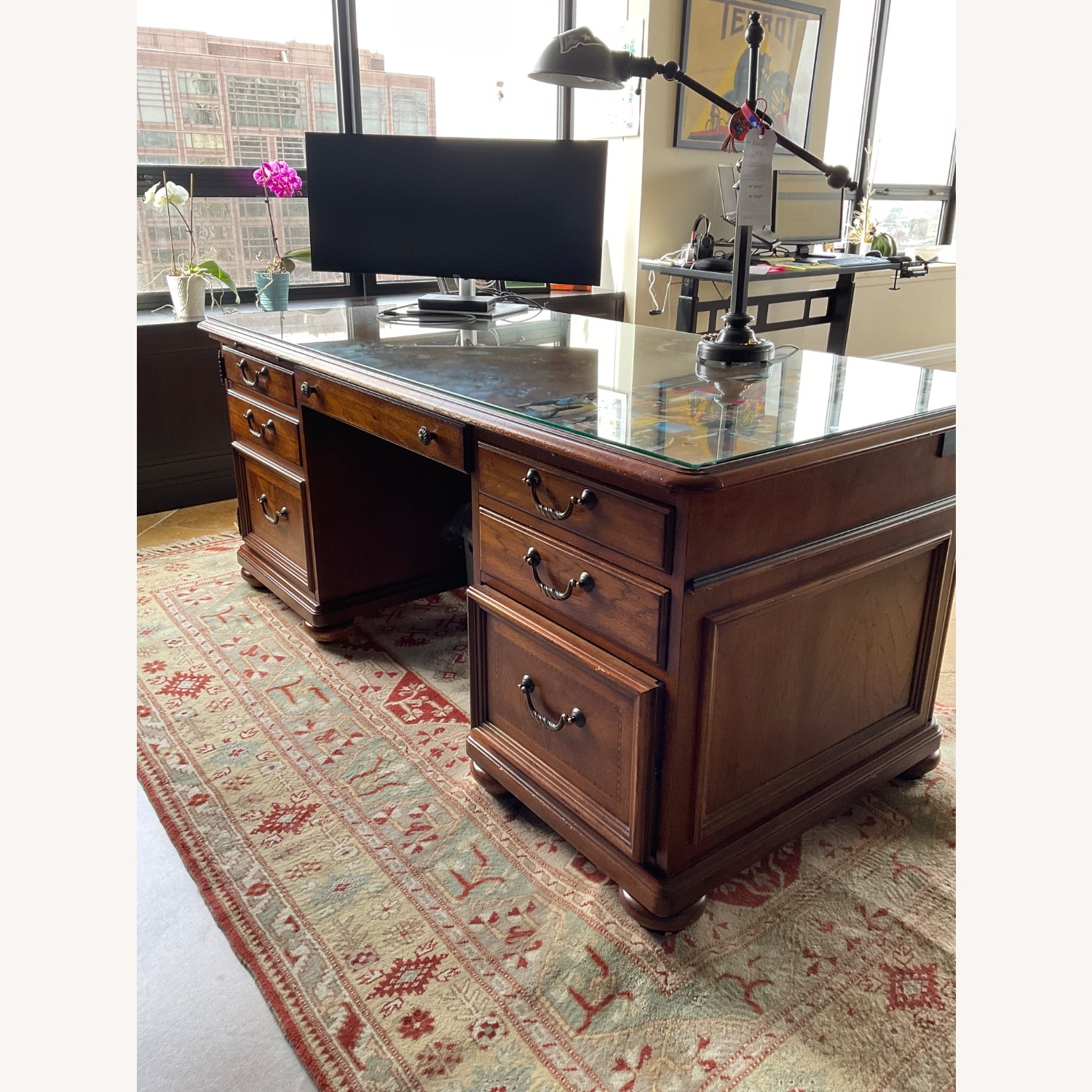 Executive Double Pedestal Desk - image-3