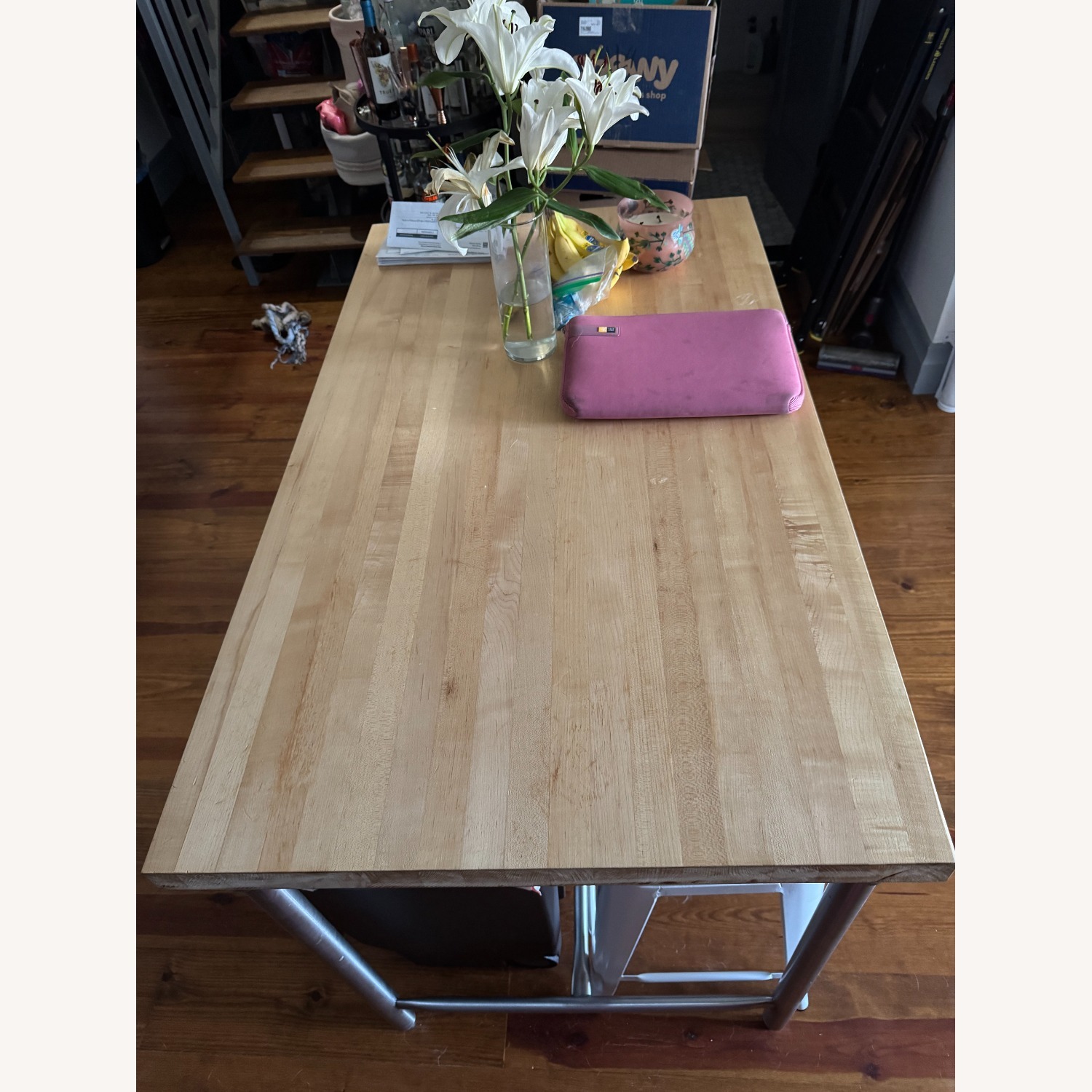 Commercial Grade Chef's Butcher Block / Prep Table - image-2