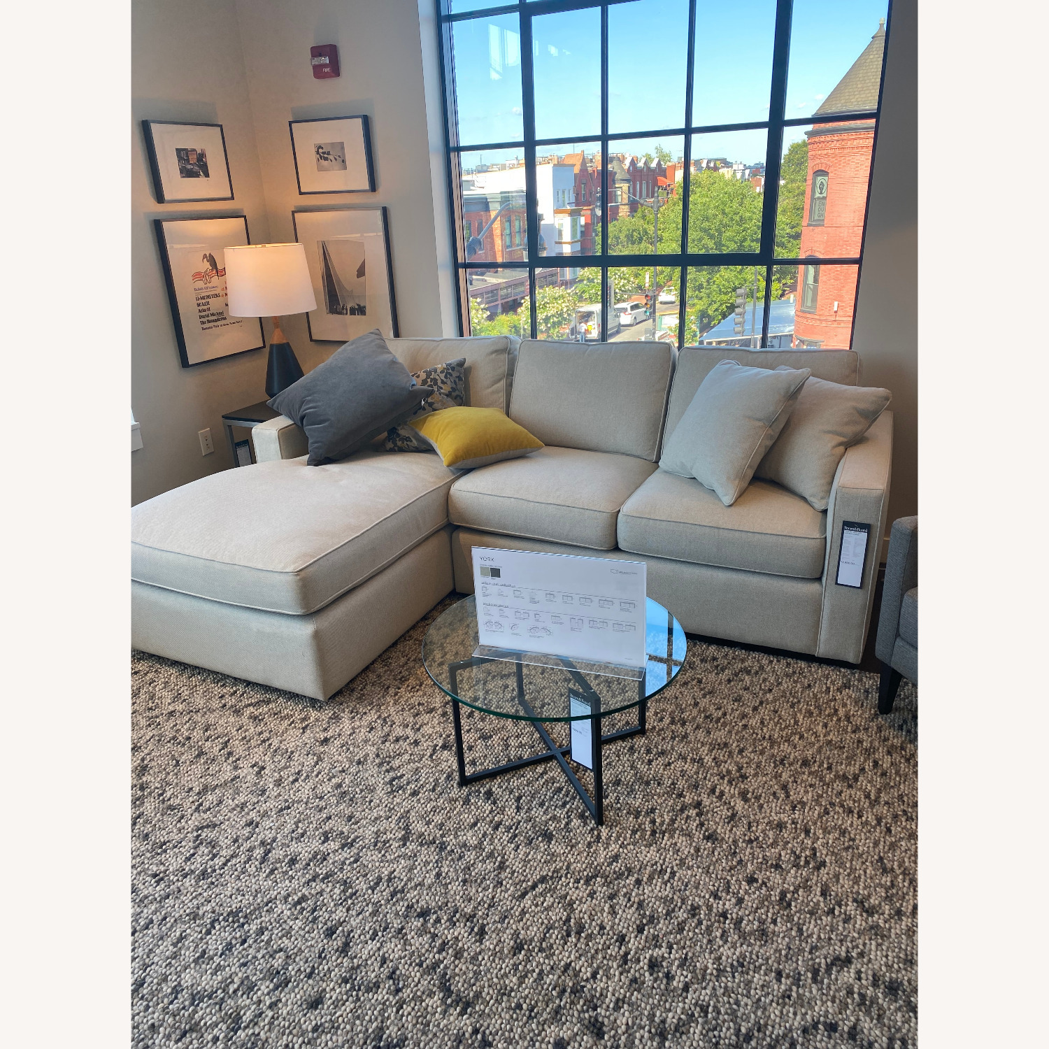 Room & Board York 95' Sofa with Left Chaise - image-3