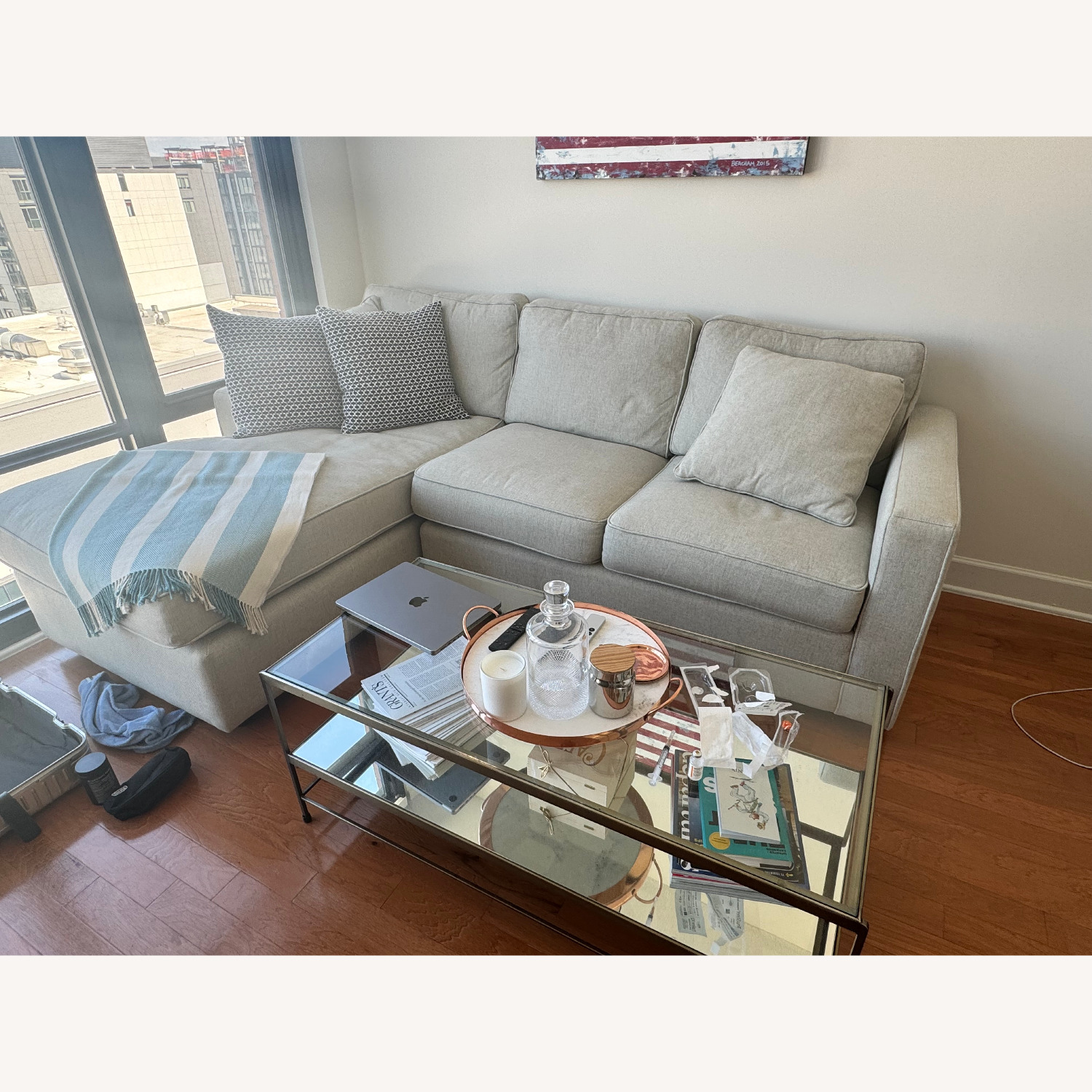 Room & Board York 95' Sofa with Left Chaise - image-1