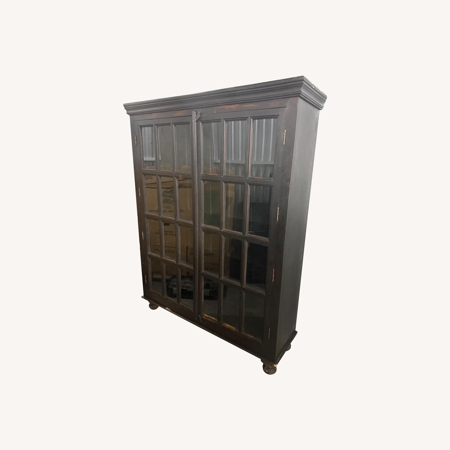 Crate & Barrel Faulkner Library Cabinet - image-0