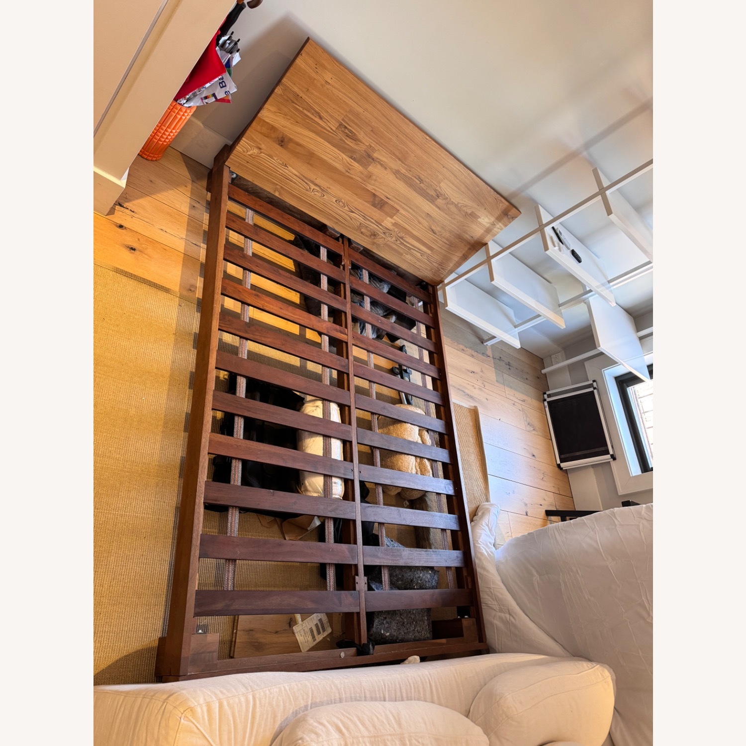 CB2 Dondra Teak Full Bed - image-3