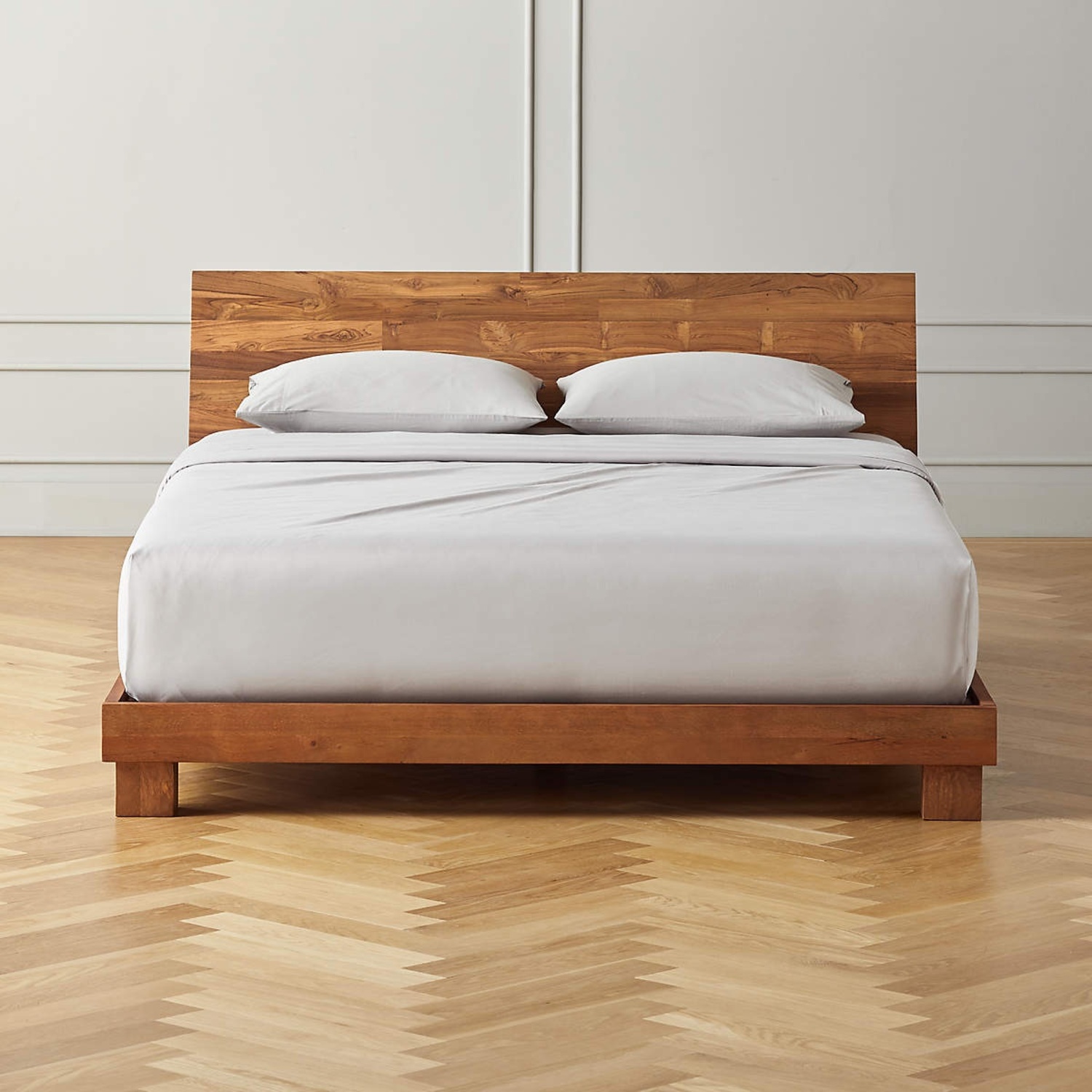 CB2 Dondra Teak Full Bed - image-5