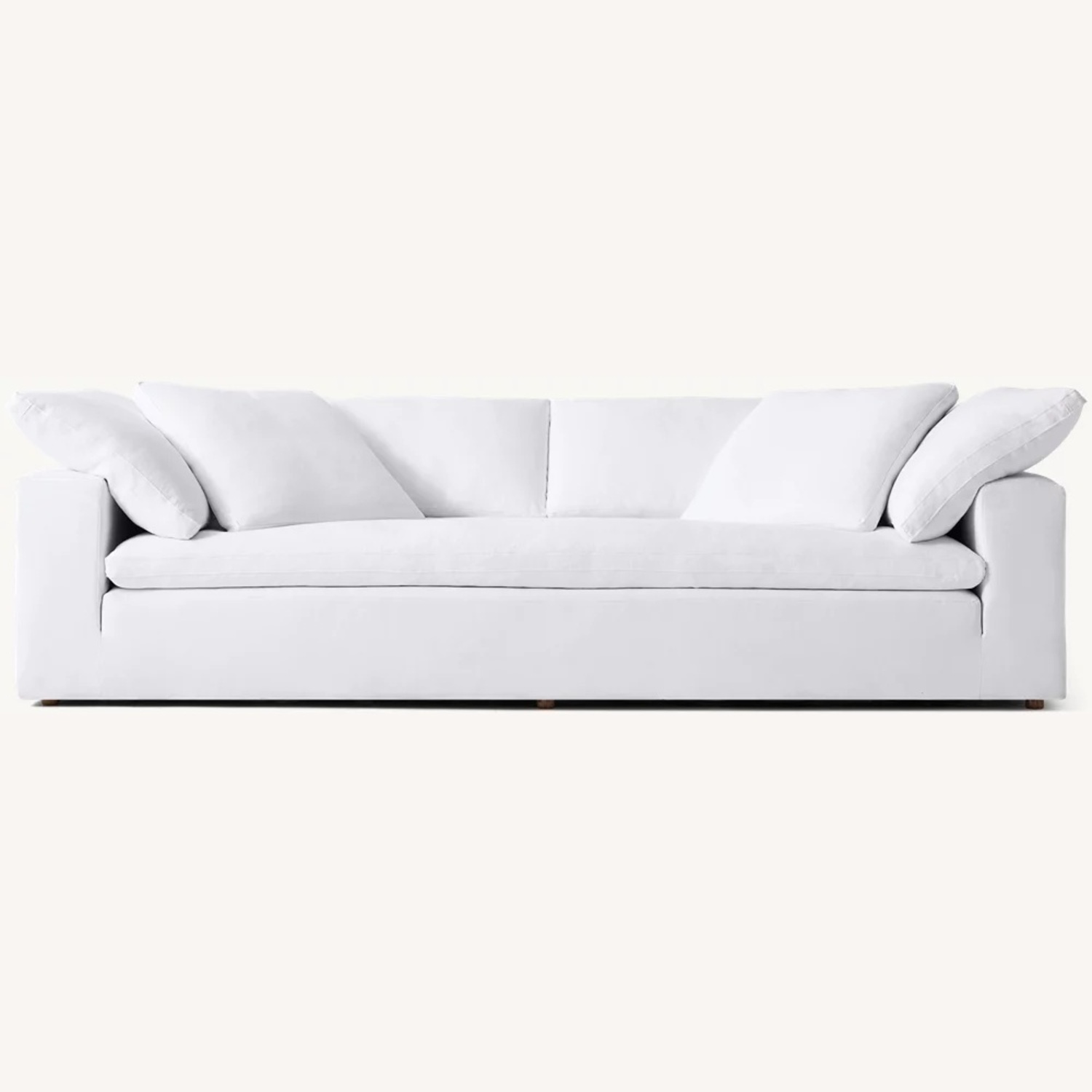 Restoration Hardware Cloud Linen Loveseat - image-0