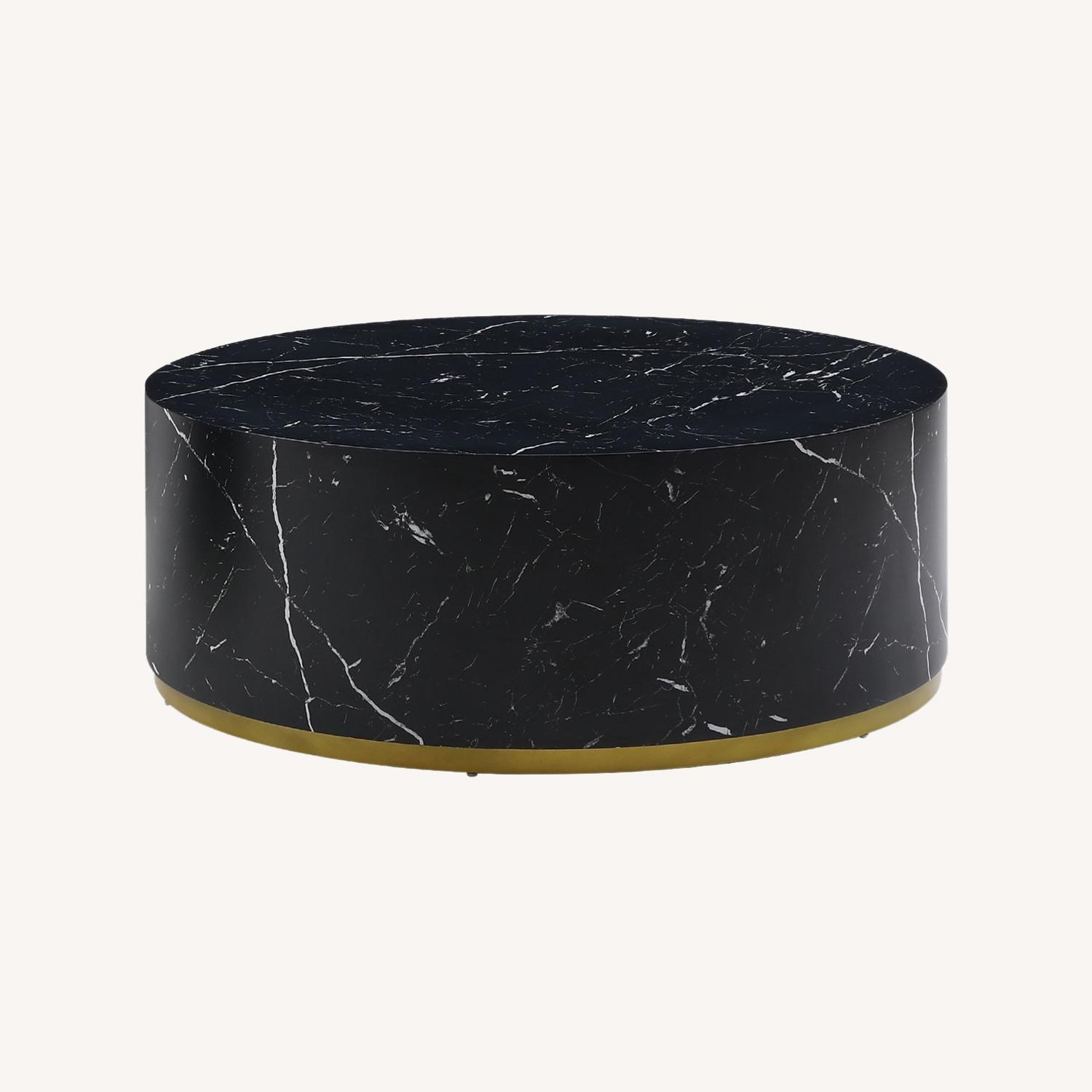 Modern Faux Marble Coffee Tables for Living Room - image-0