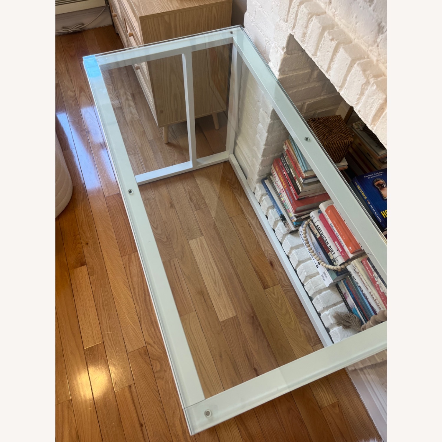 Crate & Barrel Glass Pilsen Desk - image-2