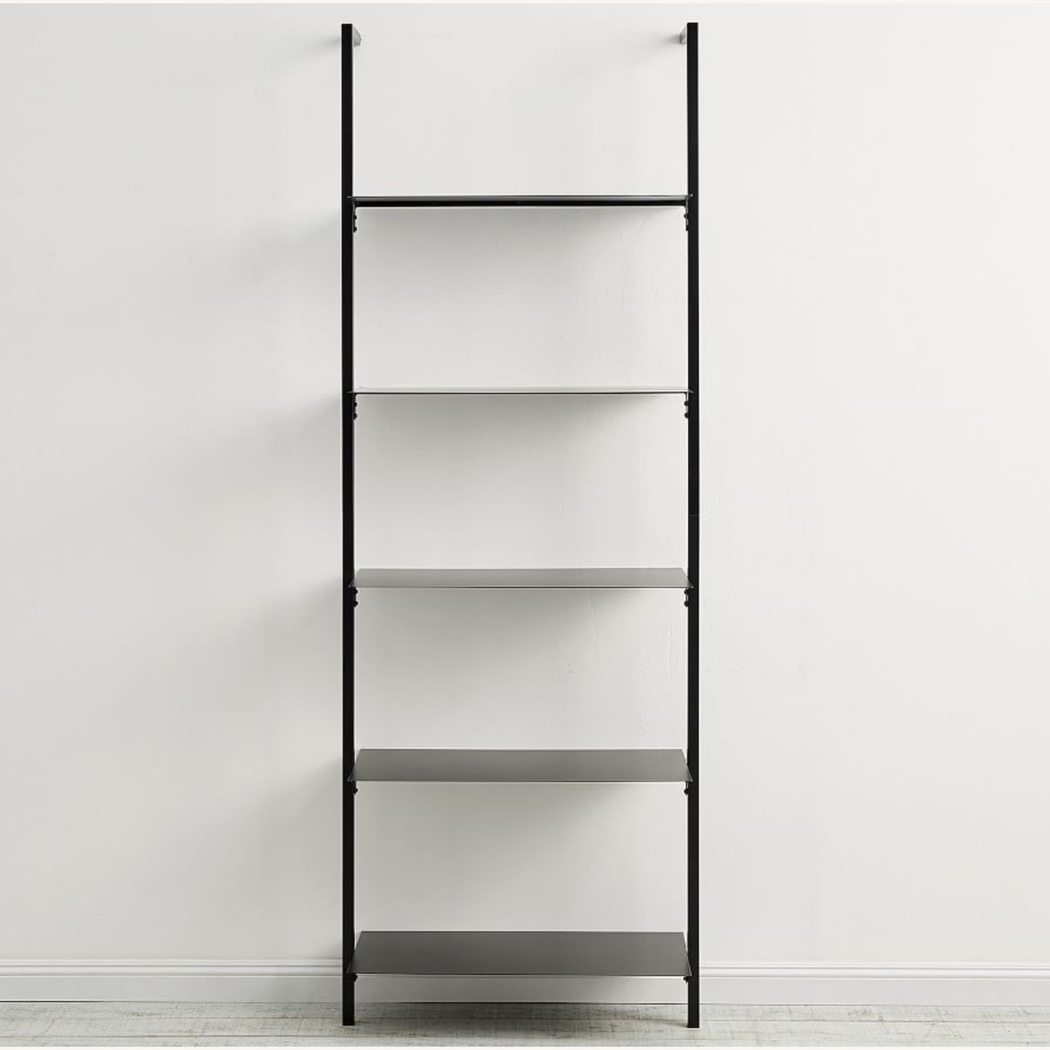 Pottery Barn Modern Black Shelves (Set of 5) - image-3