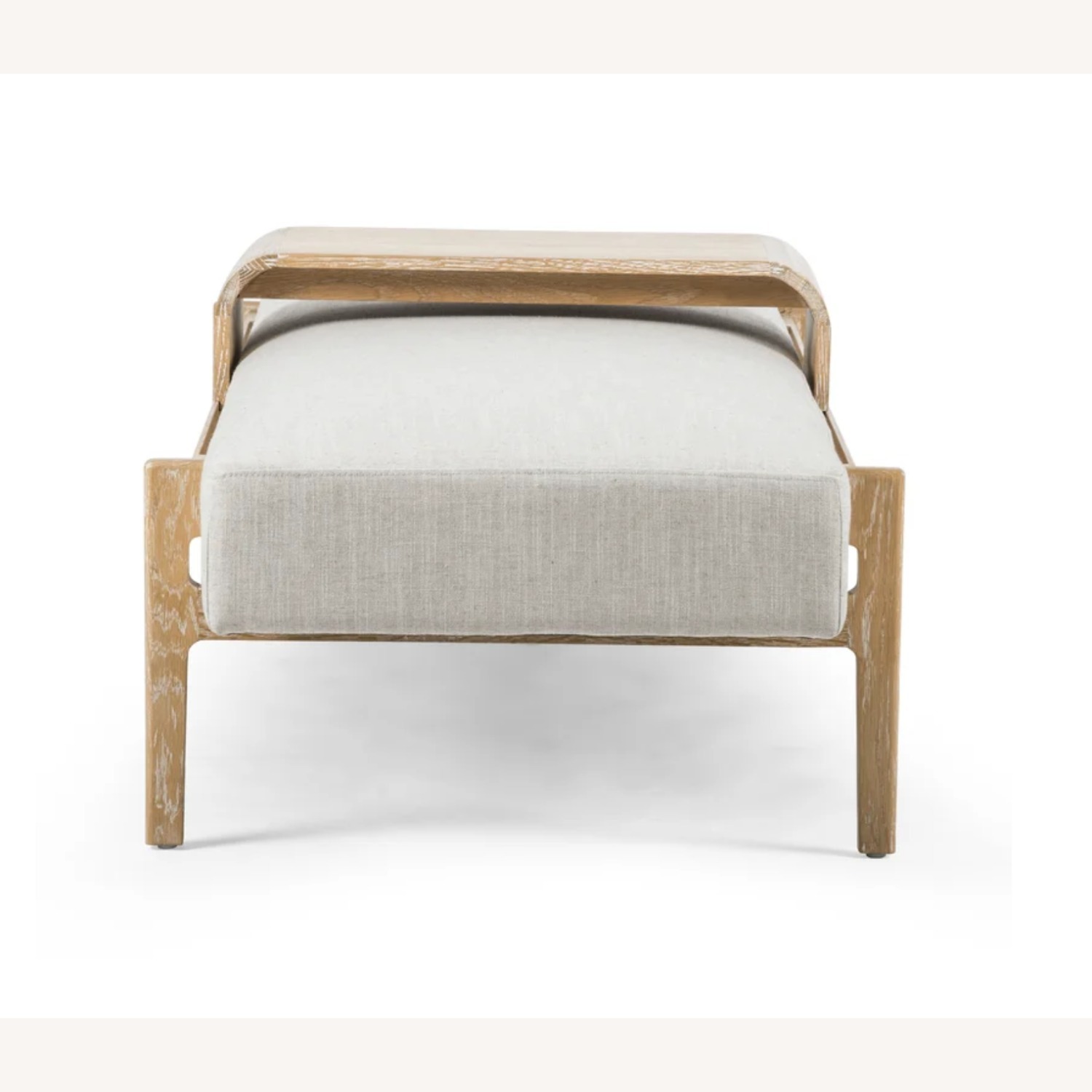 Joss & Main Modern Mid-Century Upholstered Bench - image-4