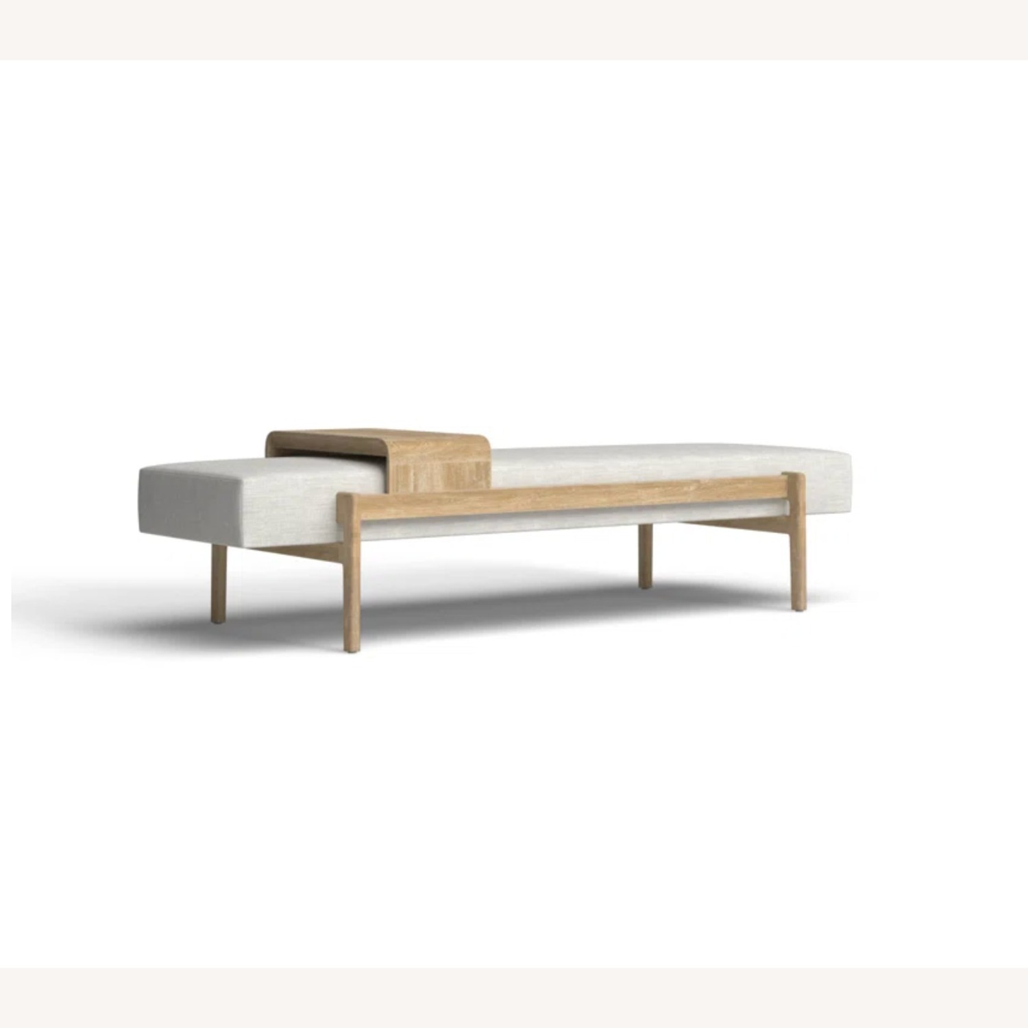 Joss & Main Modern Mid-Century Upholstered Bench - image-2