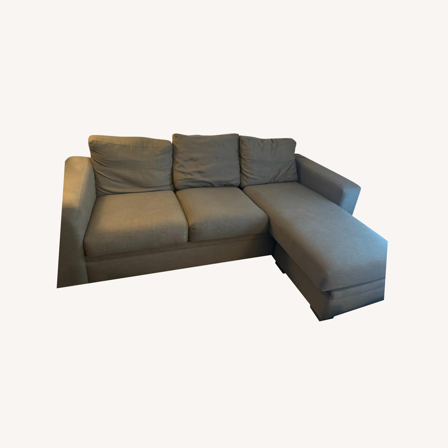 Farron Chenille Reversible Sofa Chaise - image-0