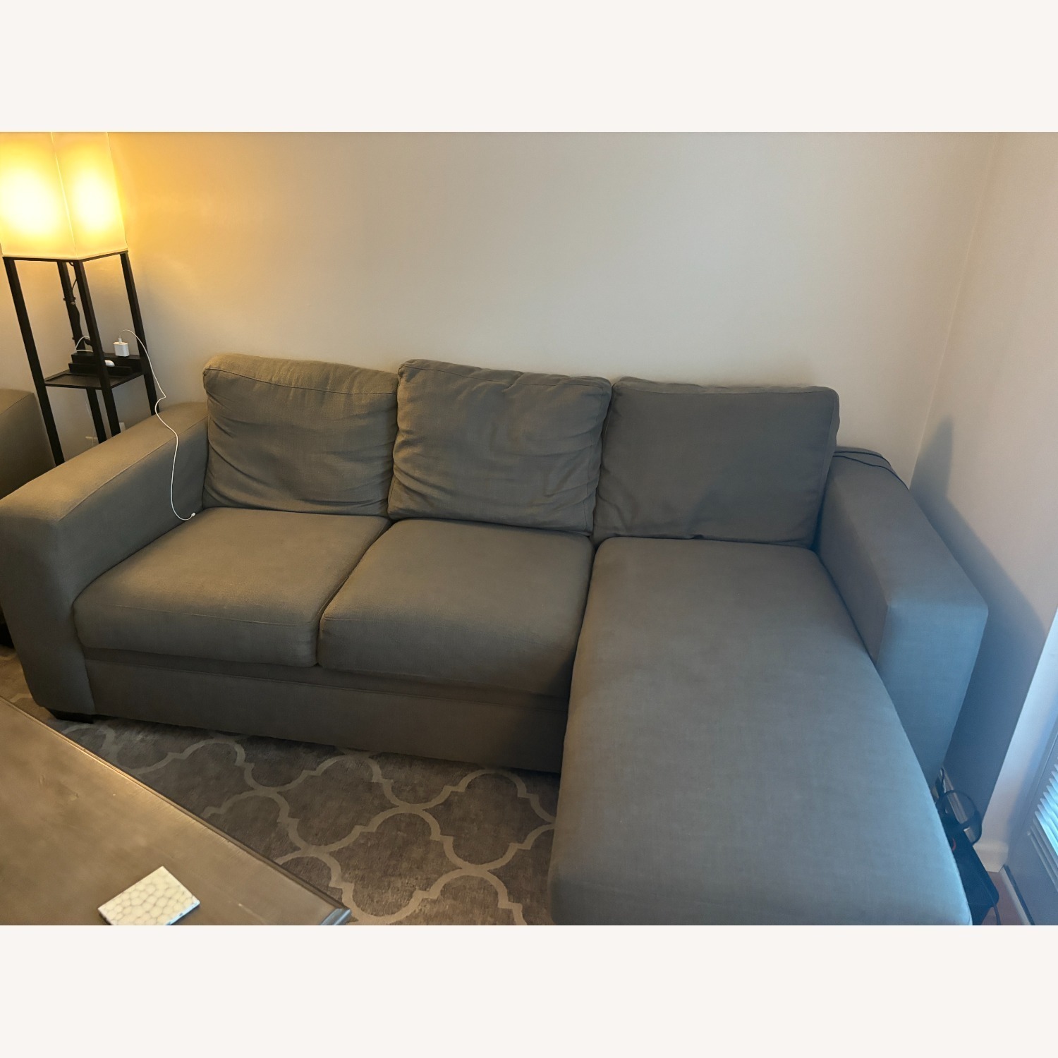 Farron Chenille Reversible Sofa Chaise - image-2