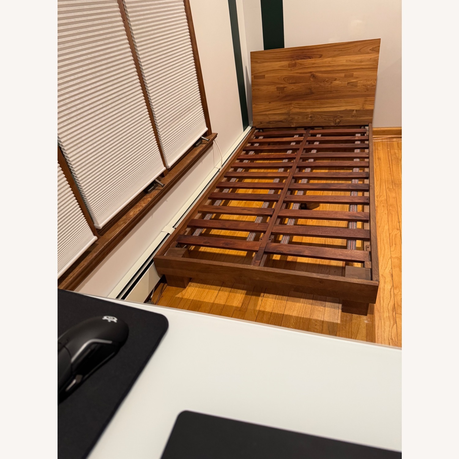 CB2 Dondra Teak Wood Twin Size Bed - image-2