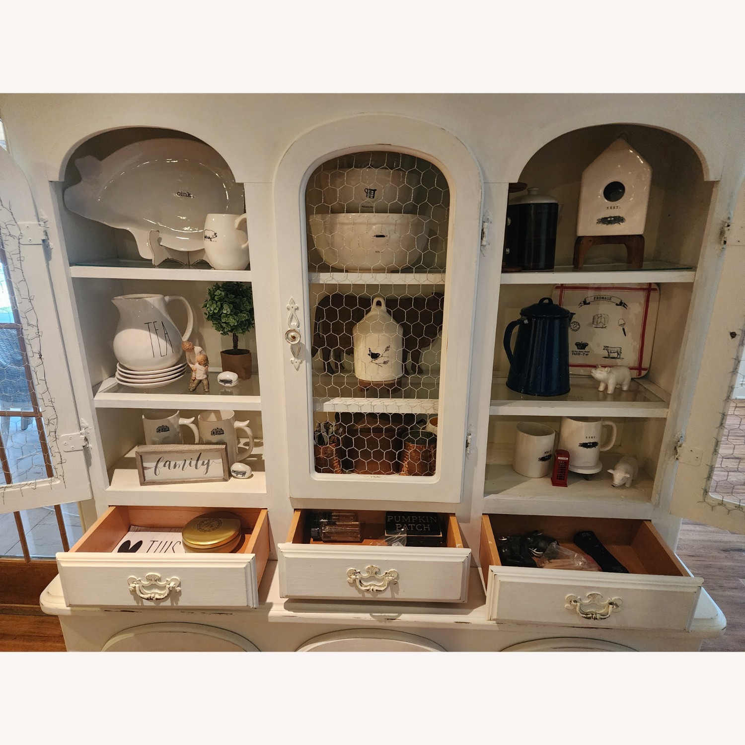 Antique Farmhouse Hutch - image-5