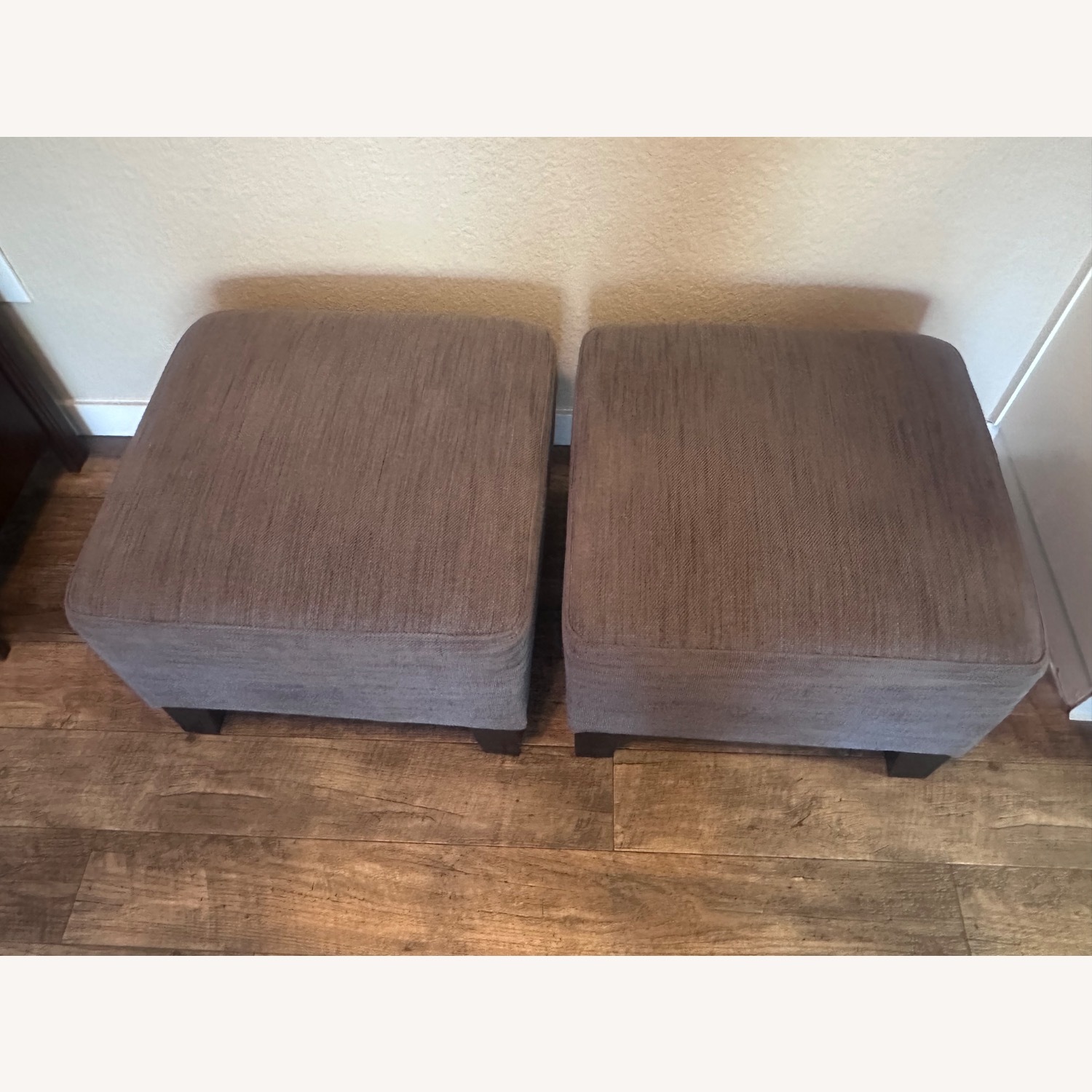 IKEA Sofa with Chaise and 2 Footstools - image-3