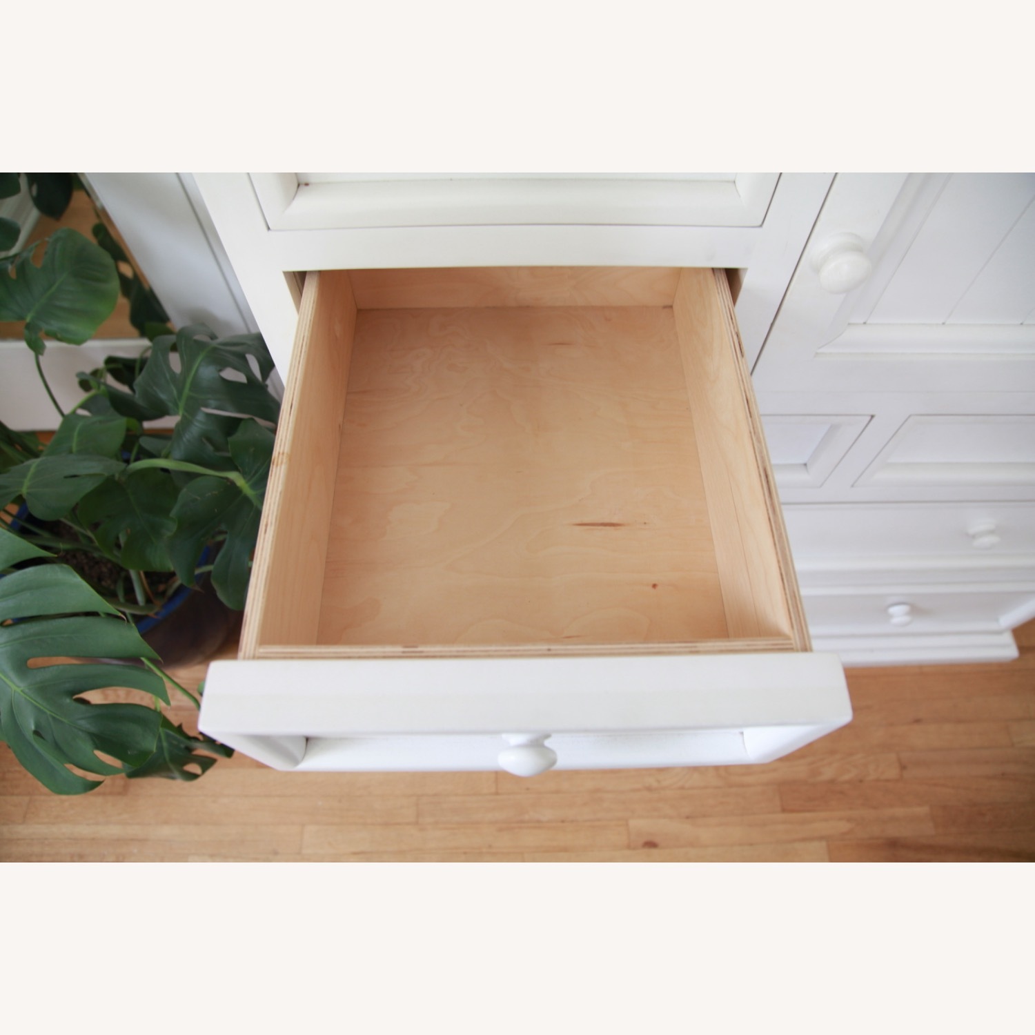 Custom Made White Wood Dresser - image-4