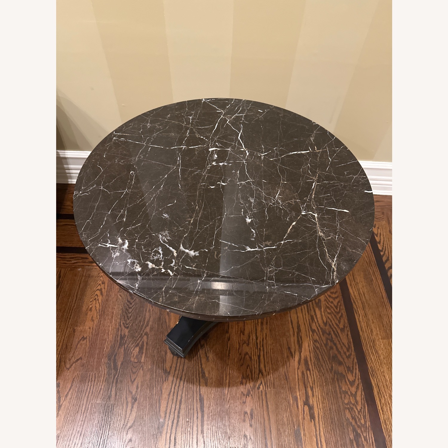 Drexel Black Marble Cafe/Lamp Table - image-2